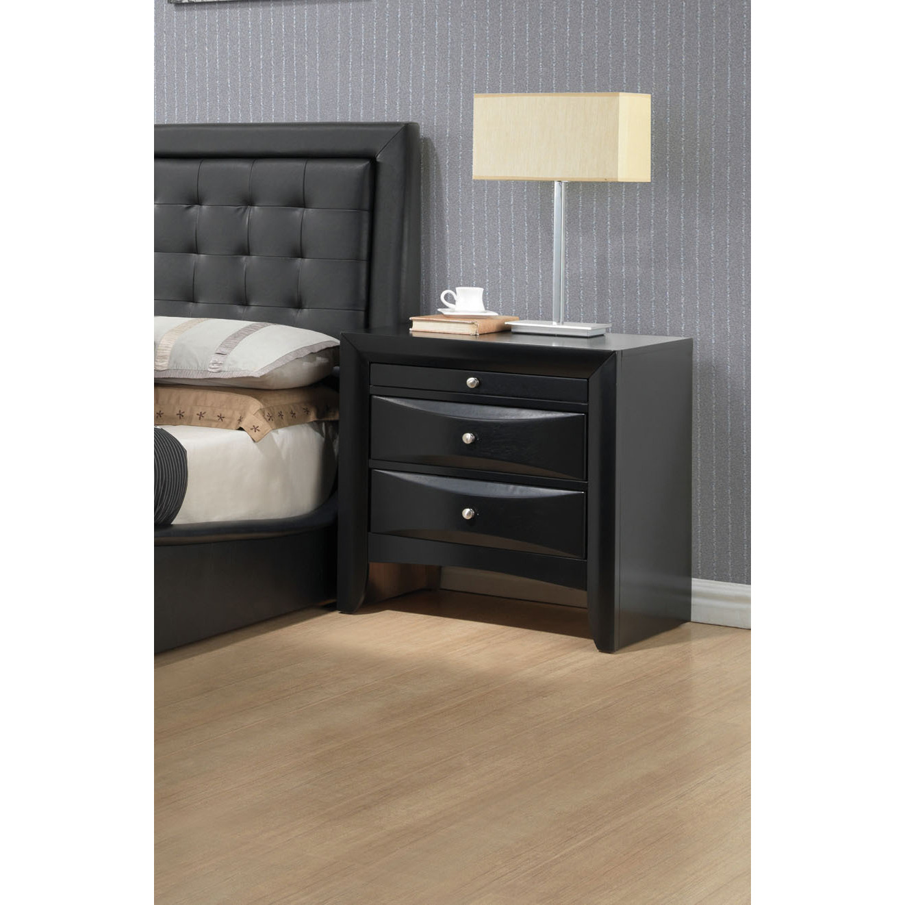 Ireland - I/Storage - Nightstand Black