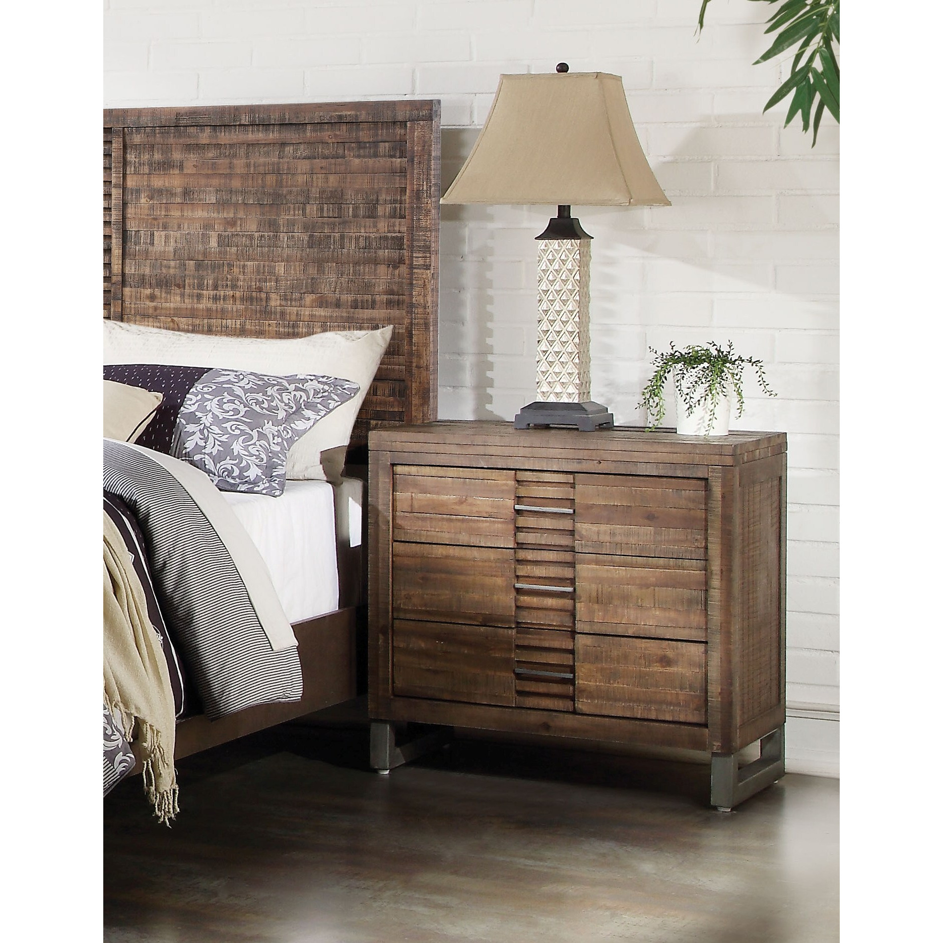 Andria - Nightstand Reclaimed Oak