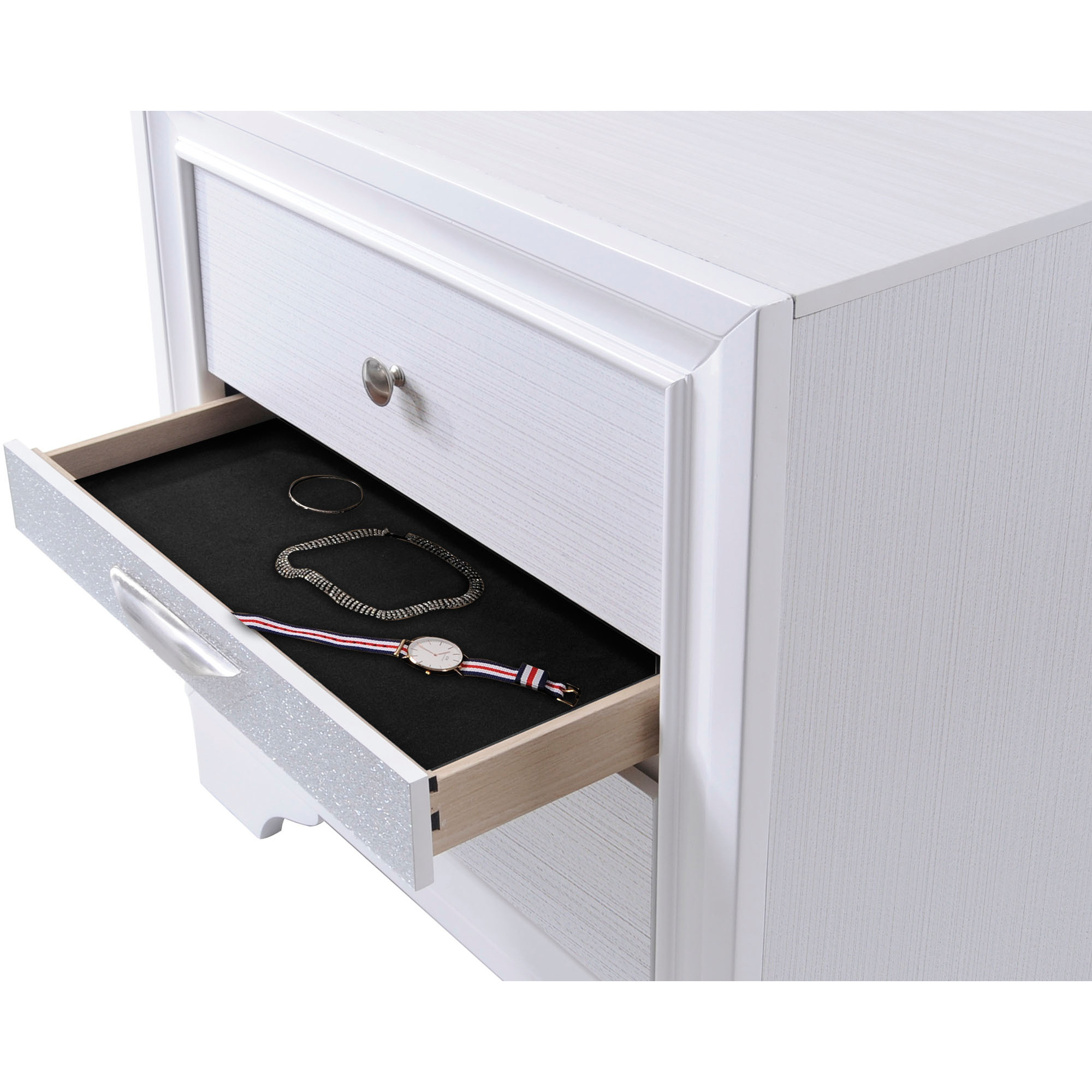 Naima - Nightstand  White