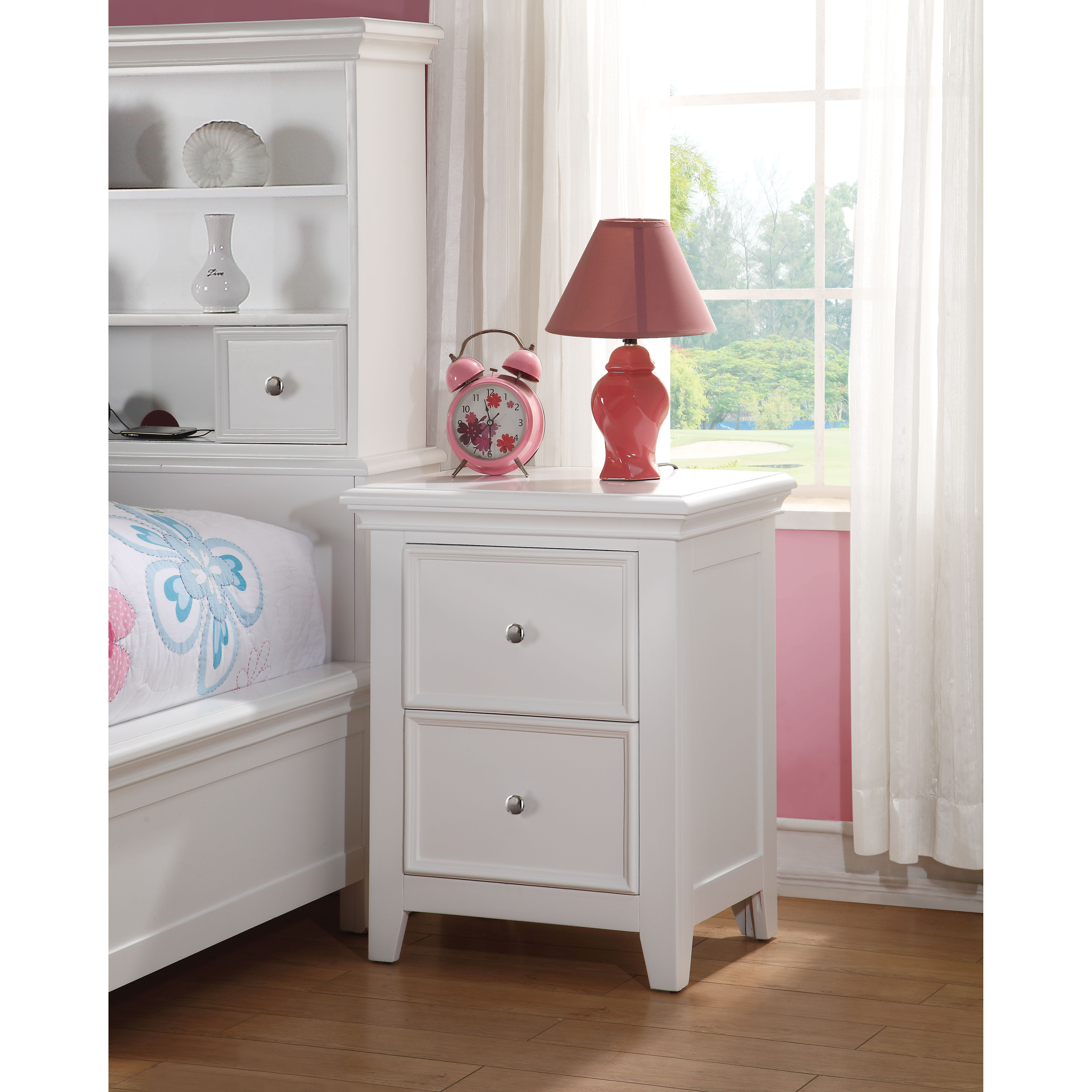 Lacey - Nightstand White