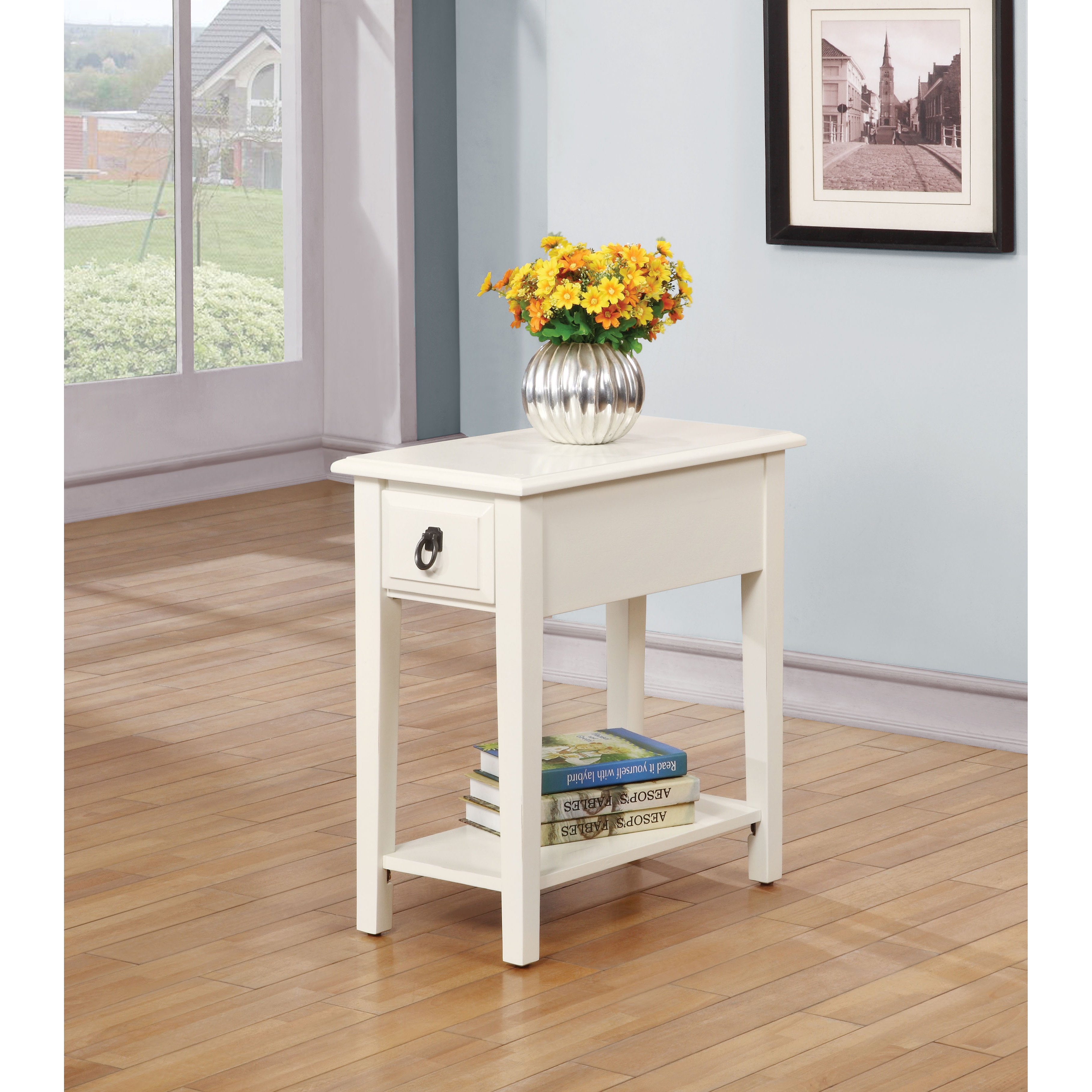 Jeana - Side Table White