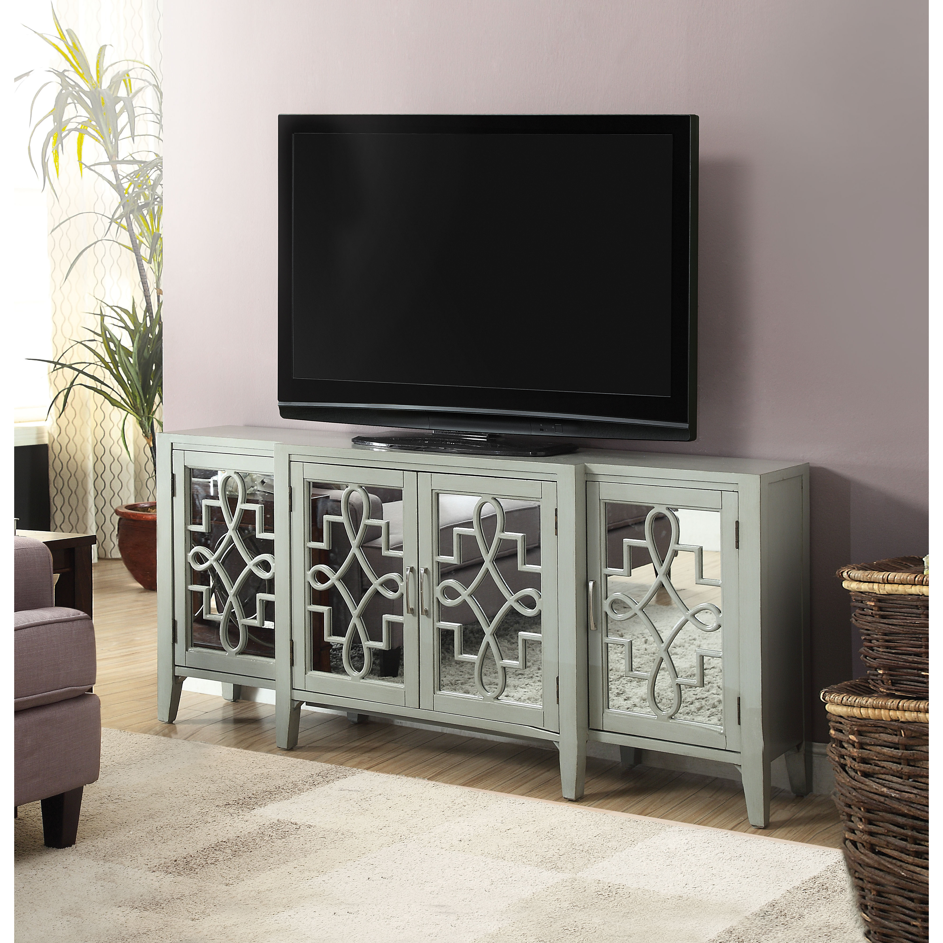 Kacia - Console Table Antique Gray