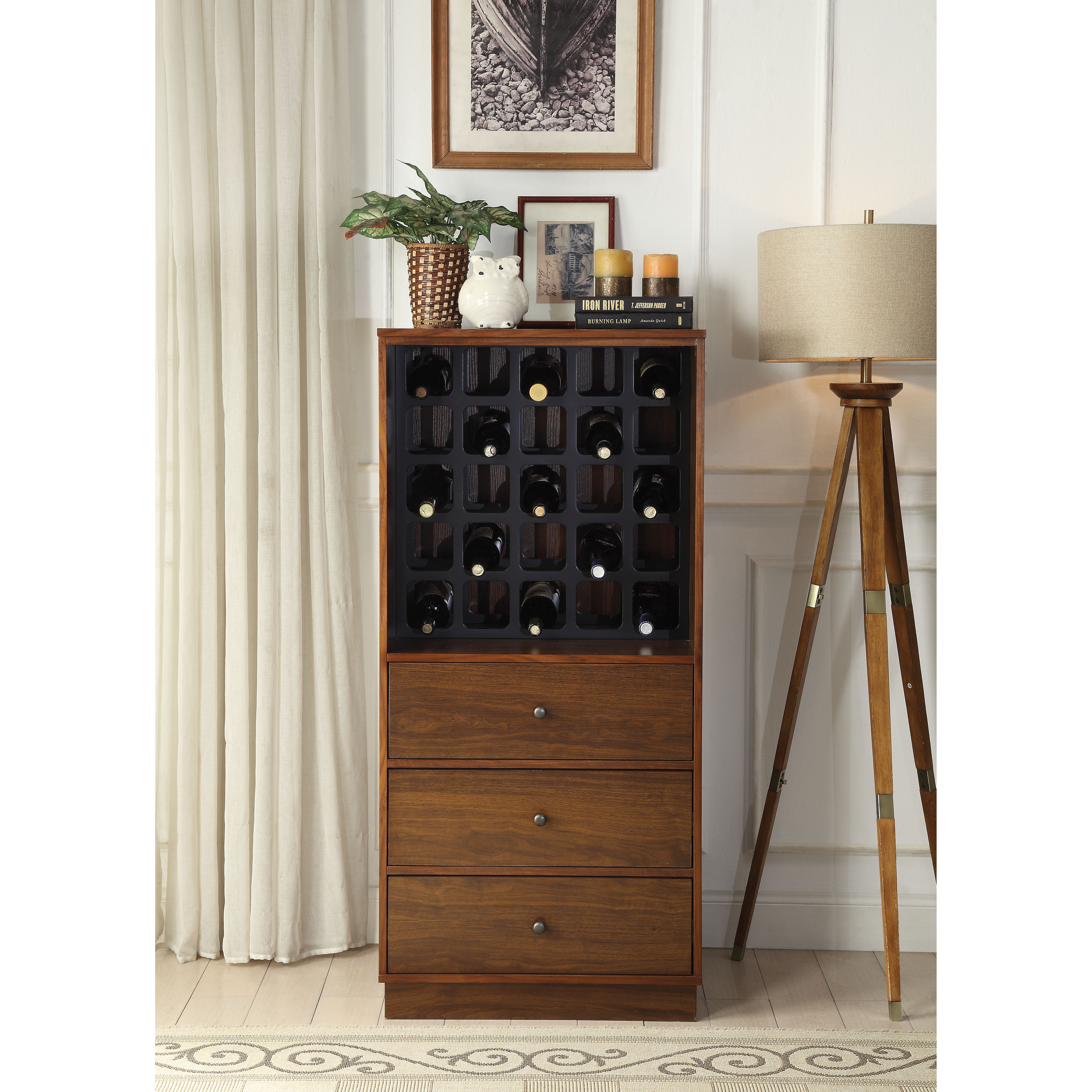 Wiesta - Wine Cabinet Walnut