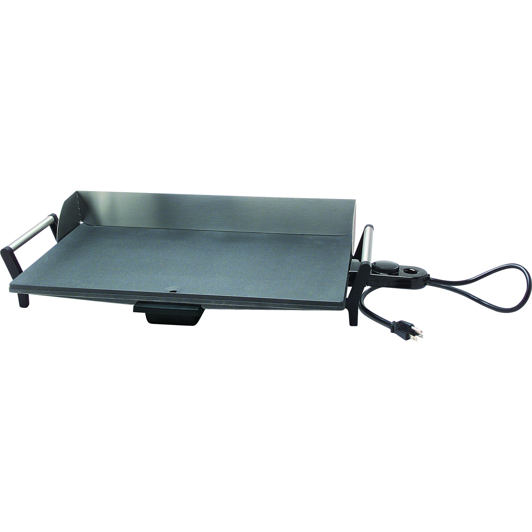 Professional Griddle Stainless Handles & Backsplash Gray
