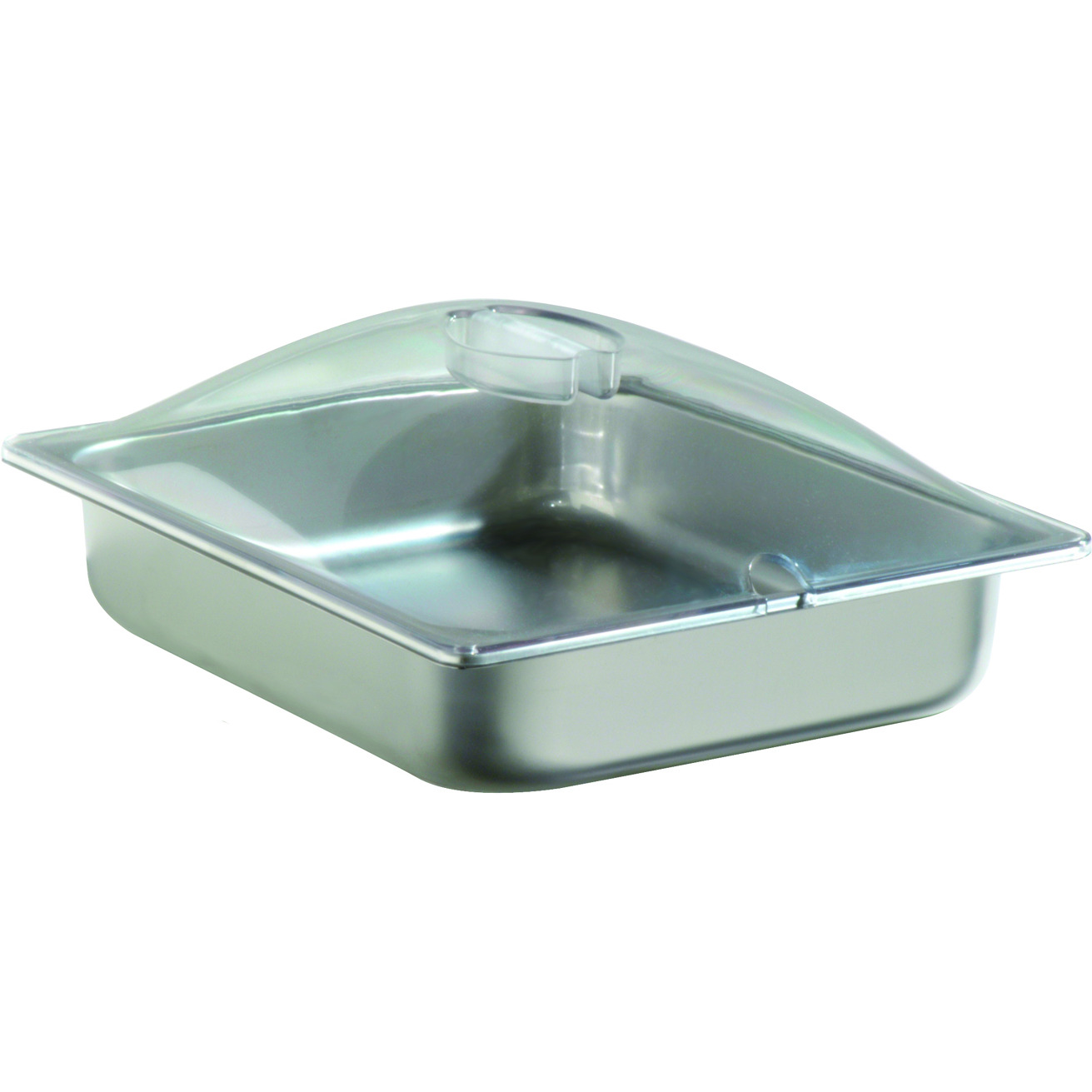 1/2 Size (4.3 qt.) Chafing Pan & Plastic Lid