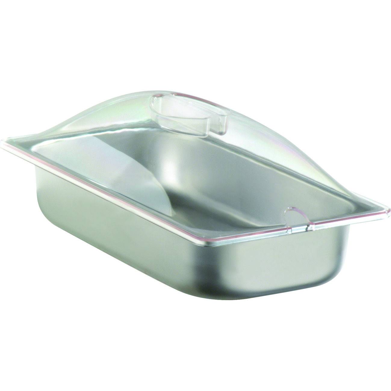 1/3 Size (2.6 qt.) Chafing Pan & Plastic Lid