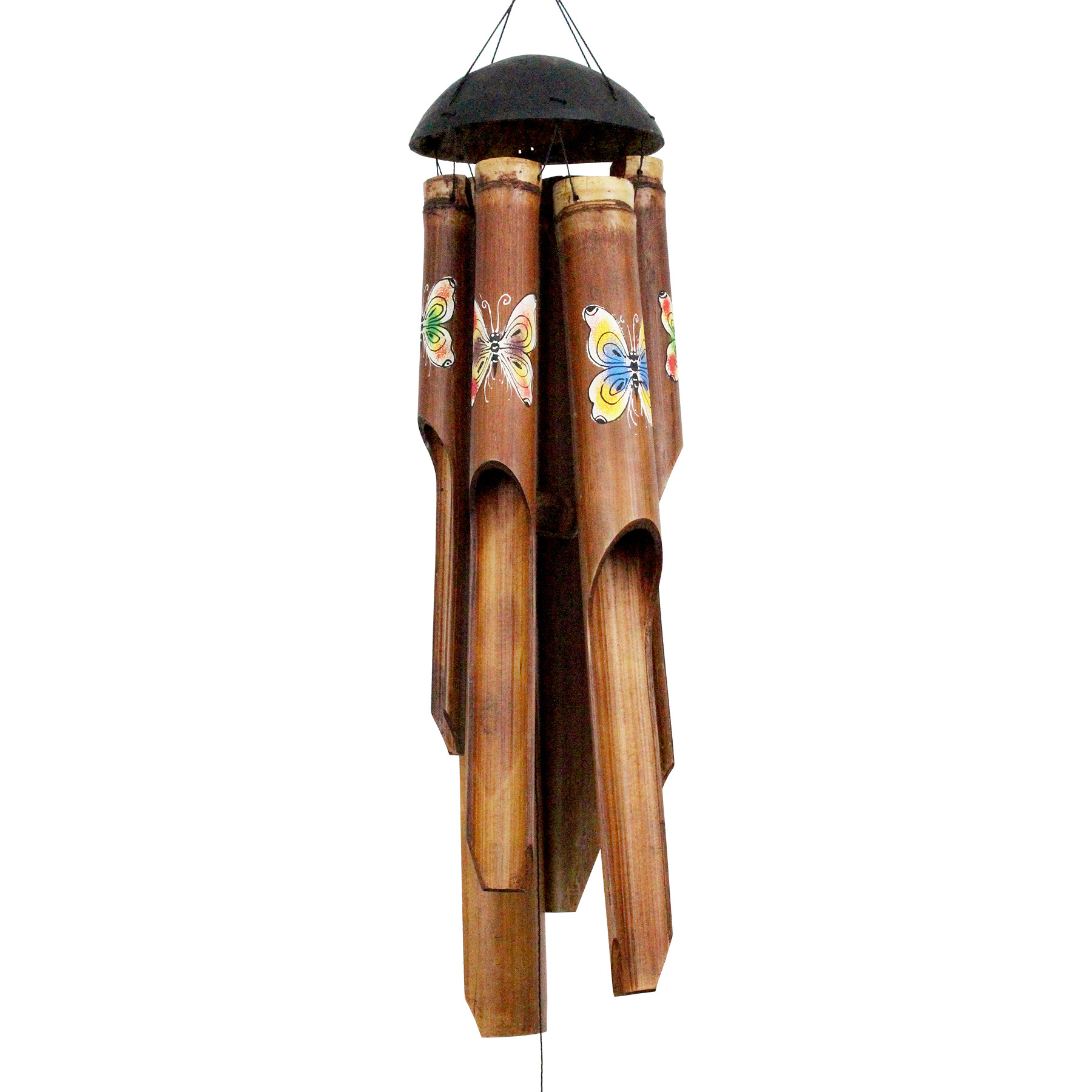 Lg Rainbow Butterfly Simple Wind Chime