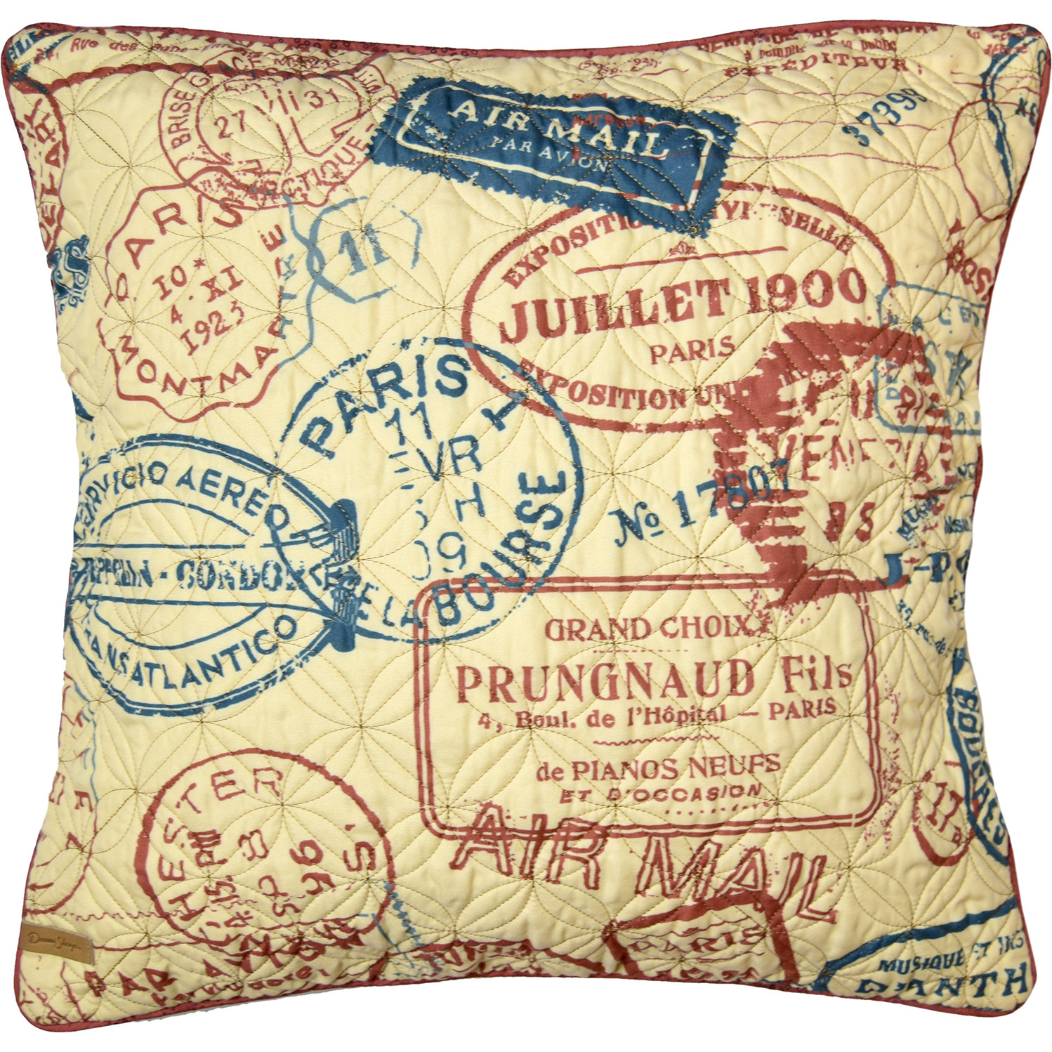 Cinnamon Spice Stamp Decorative Pillow