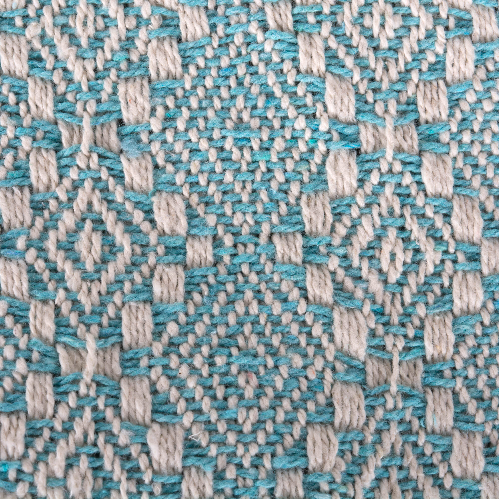 DII Aqua Diamond Stitch Throw