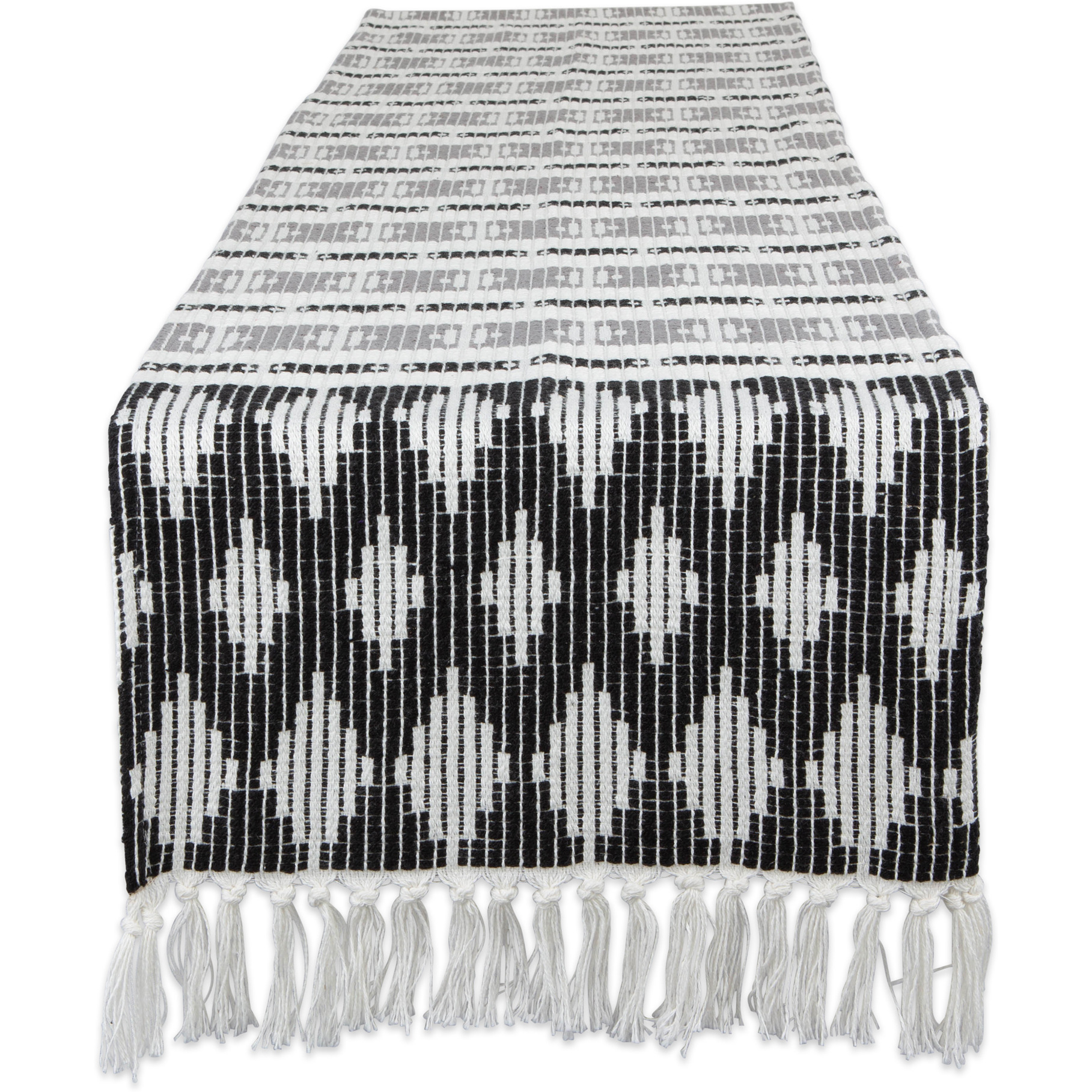 DII Black/Gray Colby Southwest Table Runner