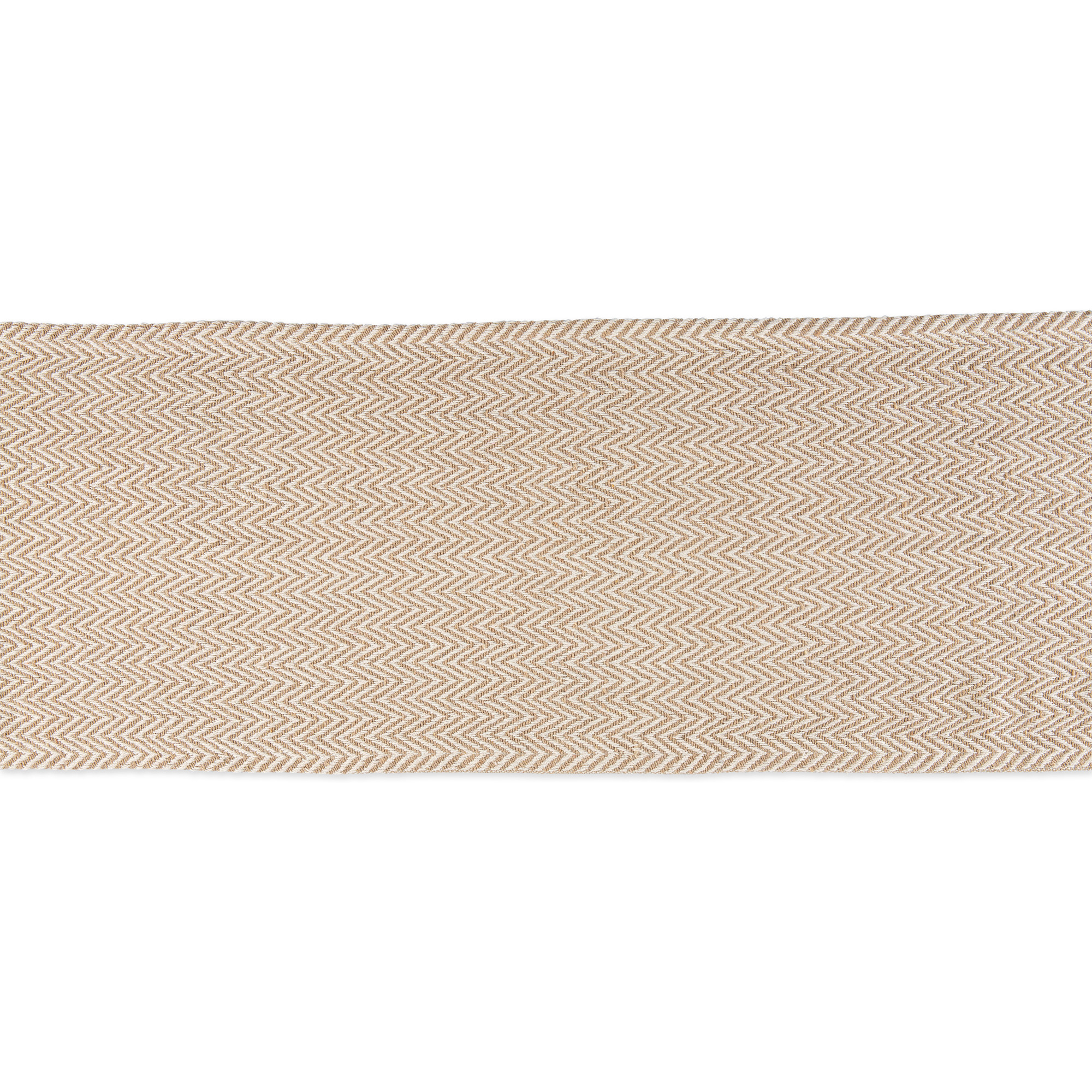 DII Stone Chevron Handloom Table Runner