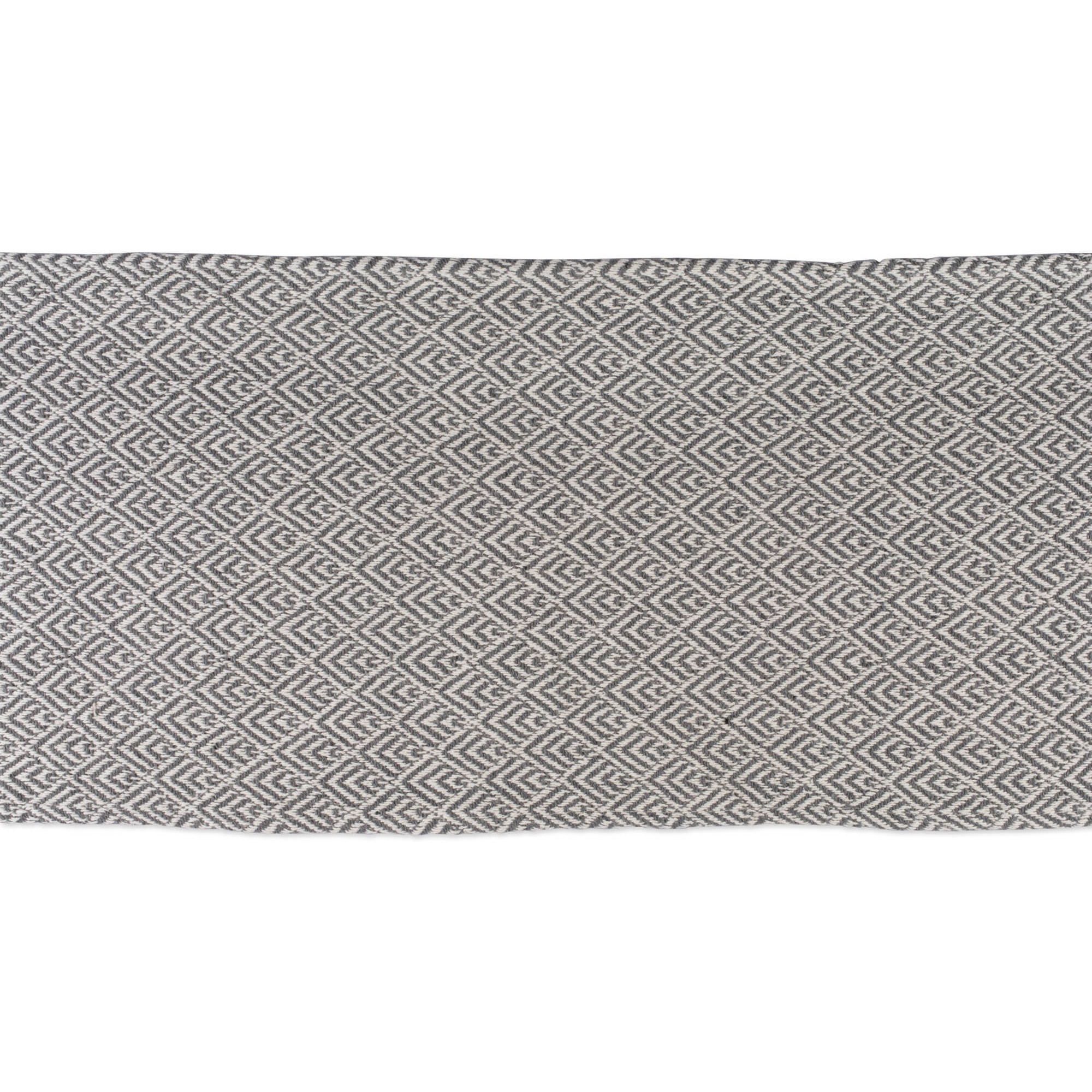 DII Gray Diamond Table Runner
