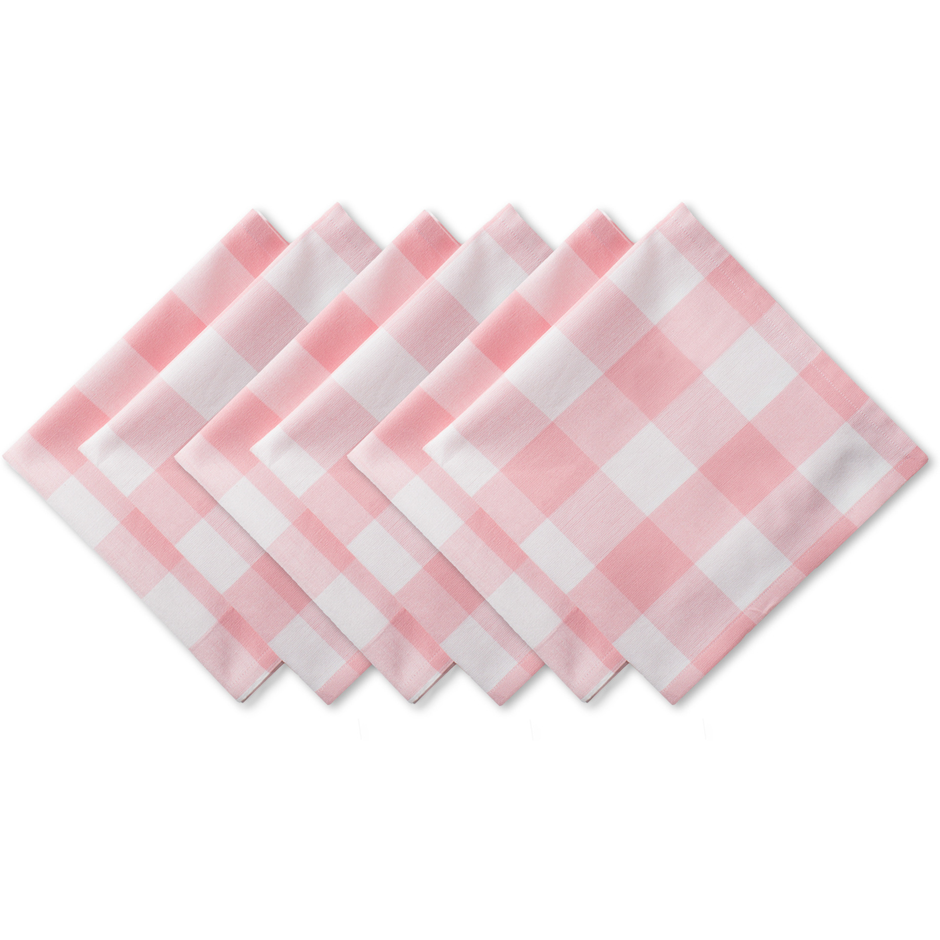 DII Pink Buffalo Check Napkin (Set of 6)