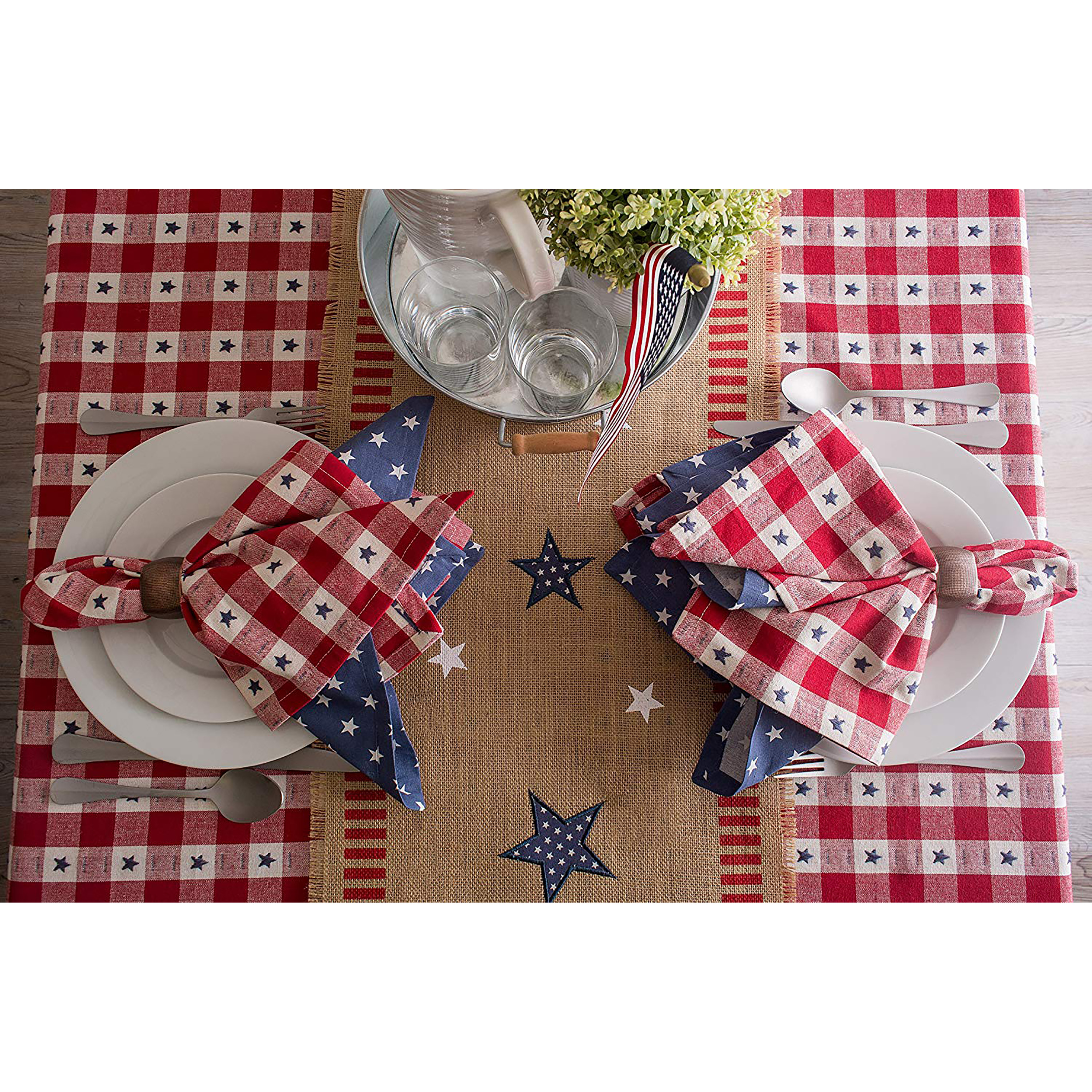 DII 4th Of July Jute Table Runner