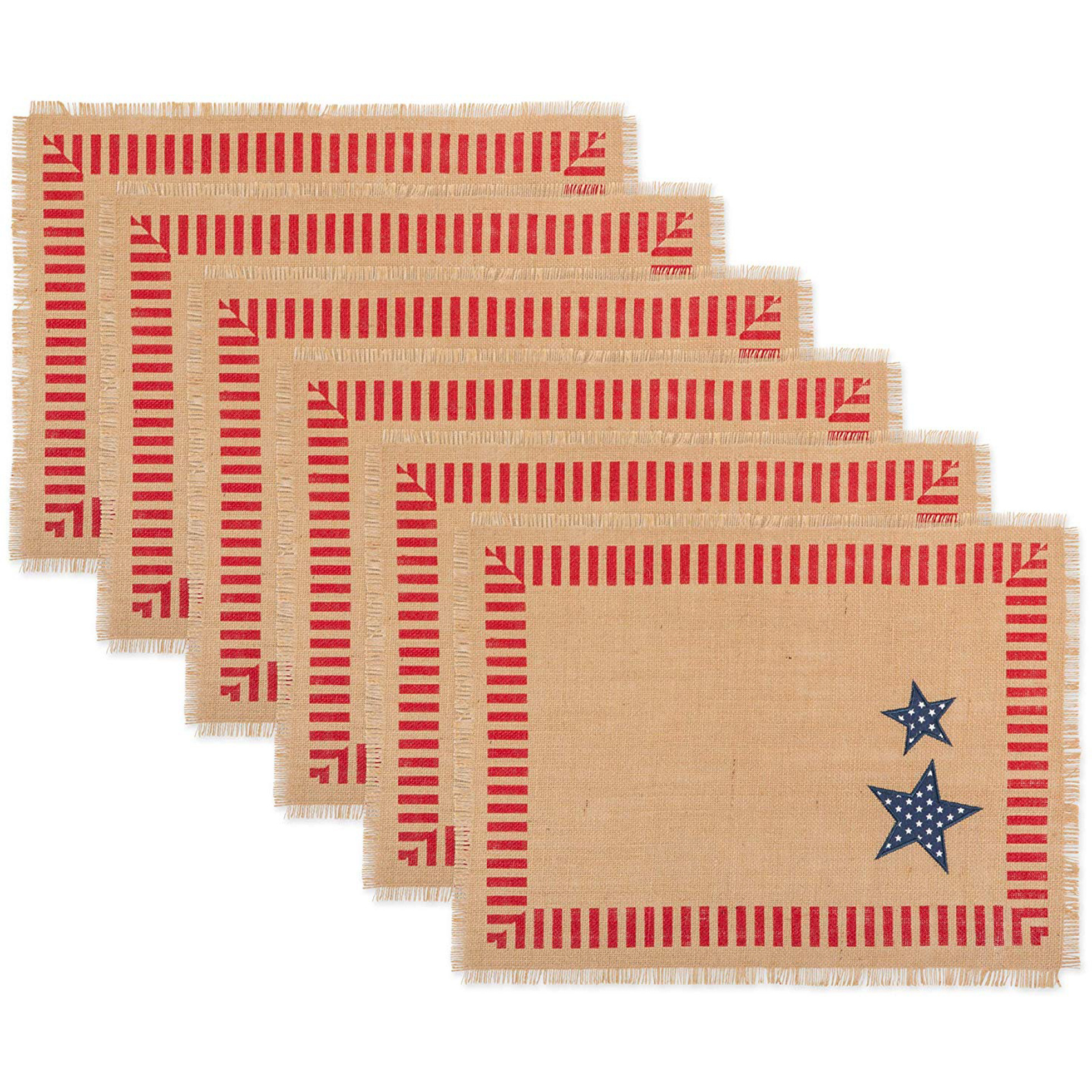 DII 4th Of July Jute Placemat (Set of 6)