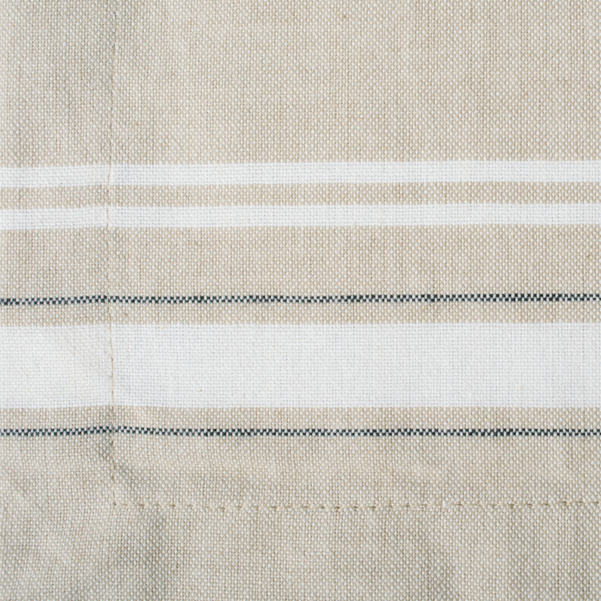 DII White French Stripe Placemat (Set of 6)