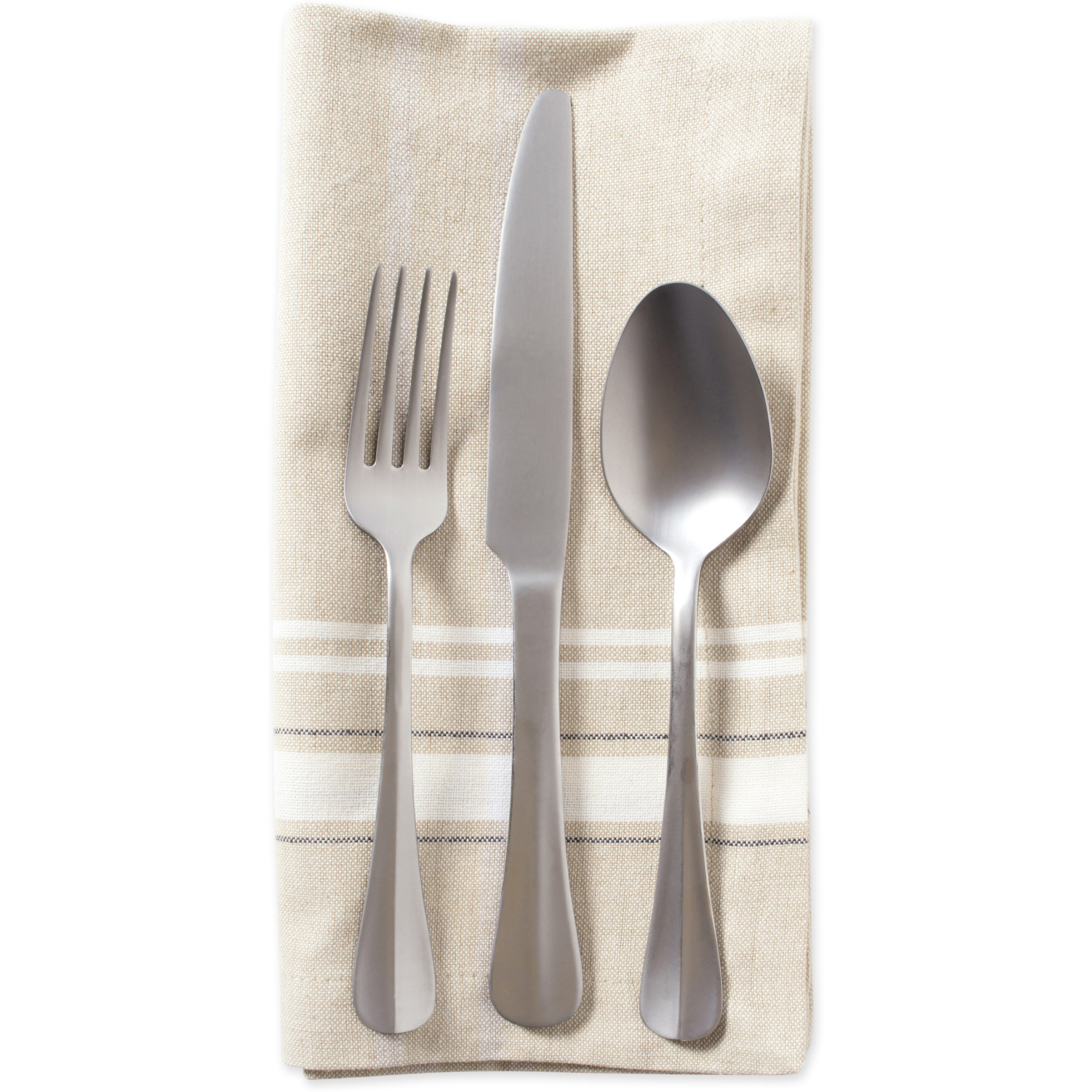 DII White French Stripe Napkin (Set of 6)
