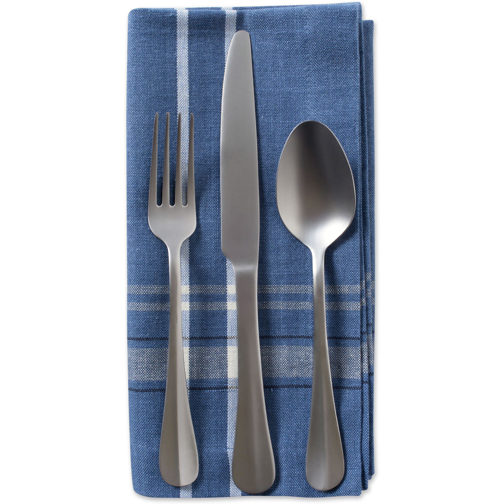 DII Blue Chambray French Stripe Napkin (Set of 6)