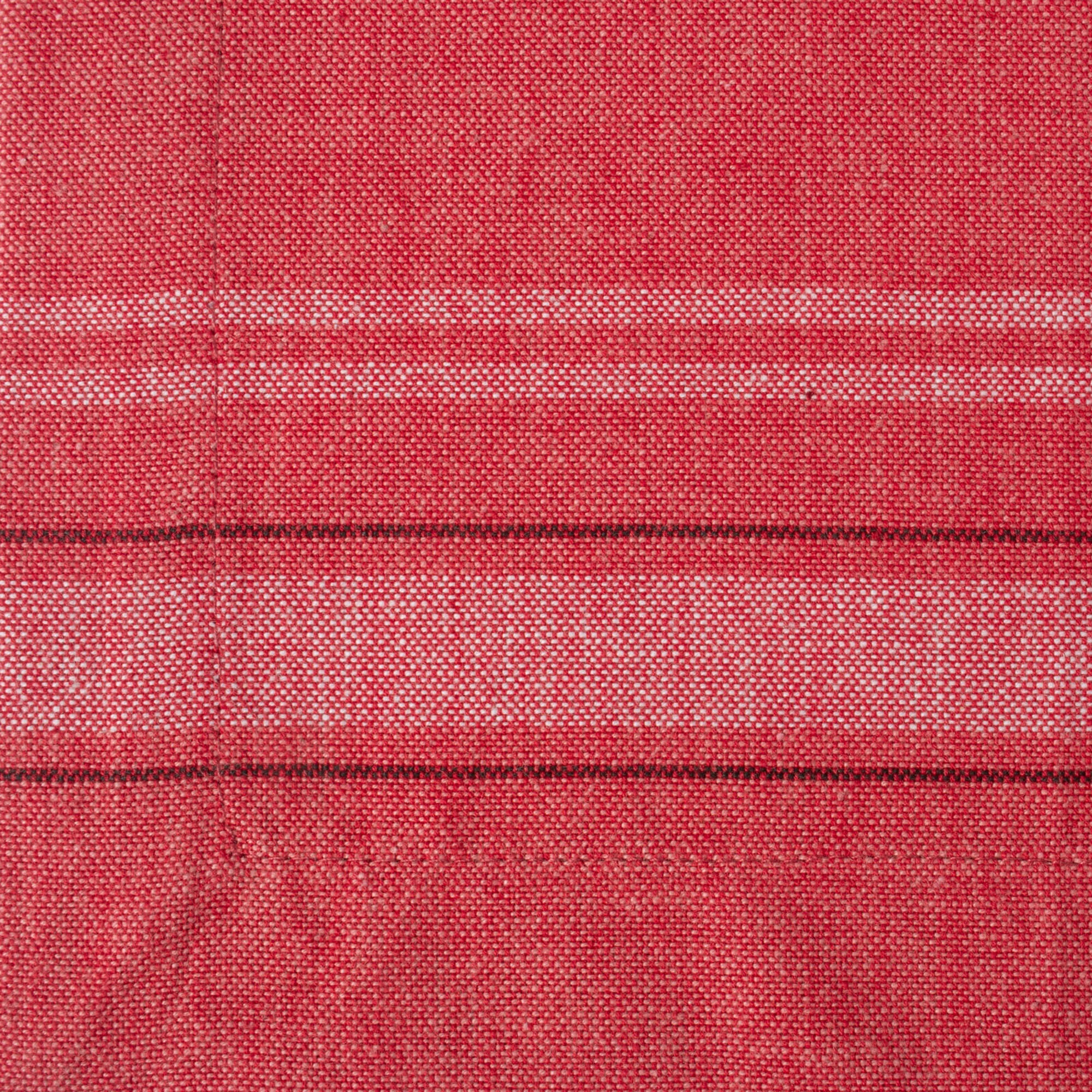 DII Red Chambray French Stripe Placemat (Set of 6)