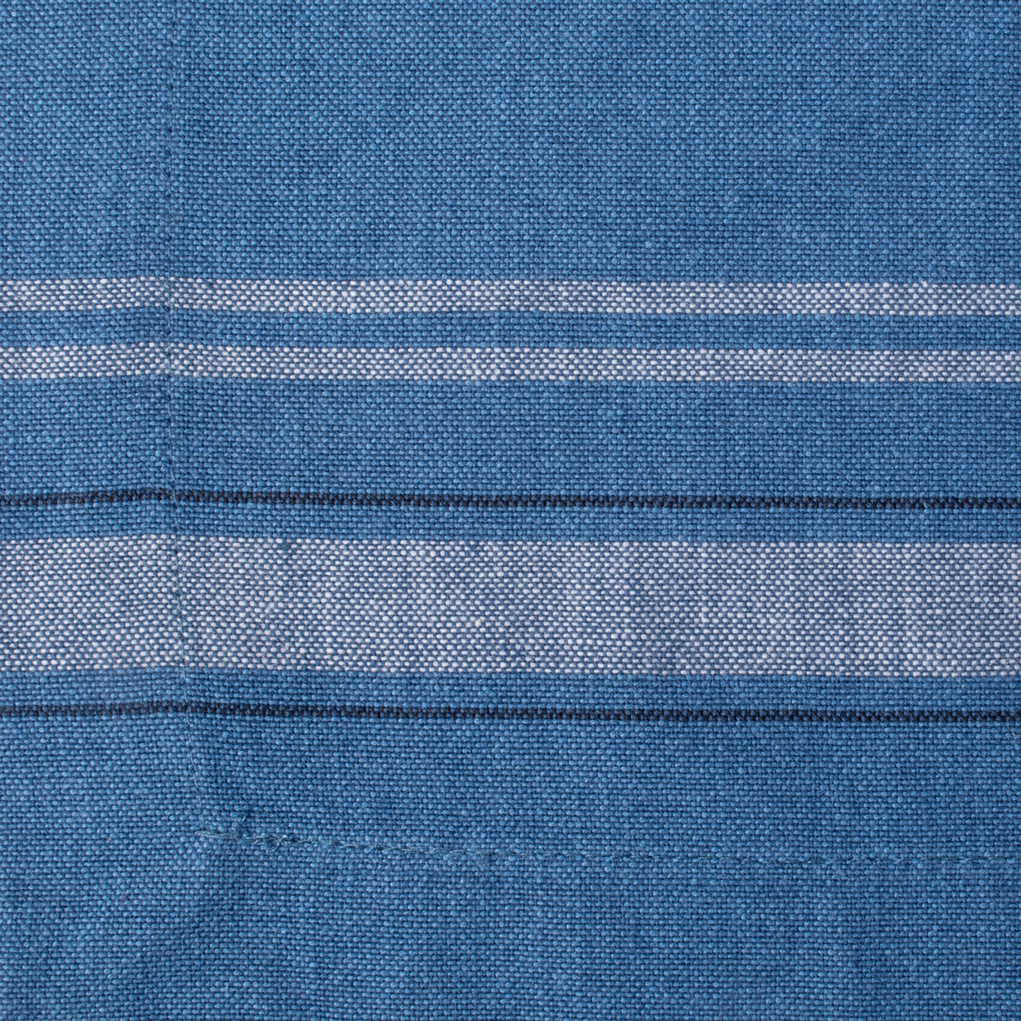 DII Blue Chambray French Stripe Placemat (Set of 6)