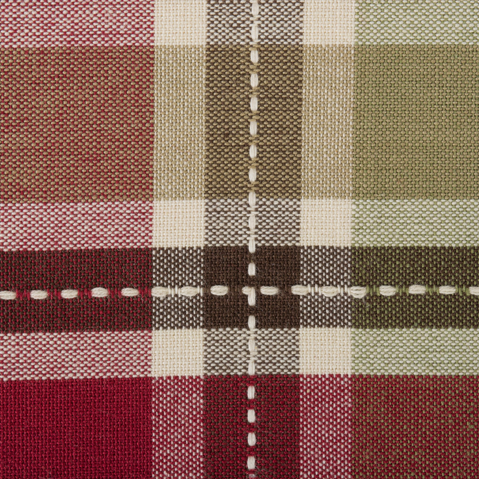 DII Homespun Plaid Table Runner