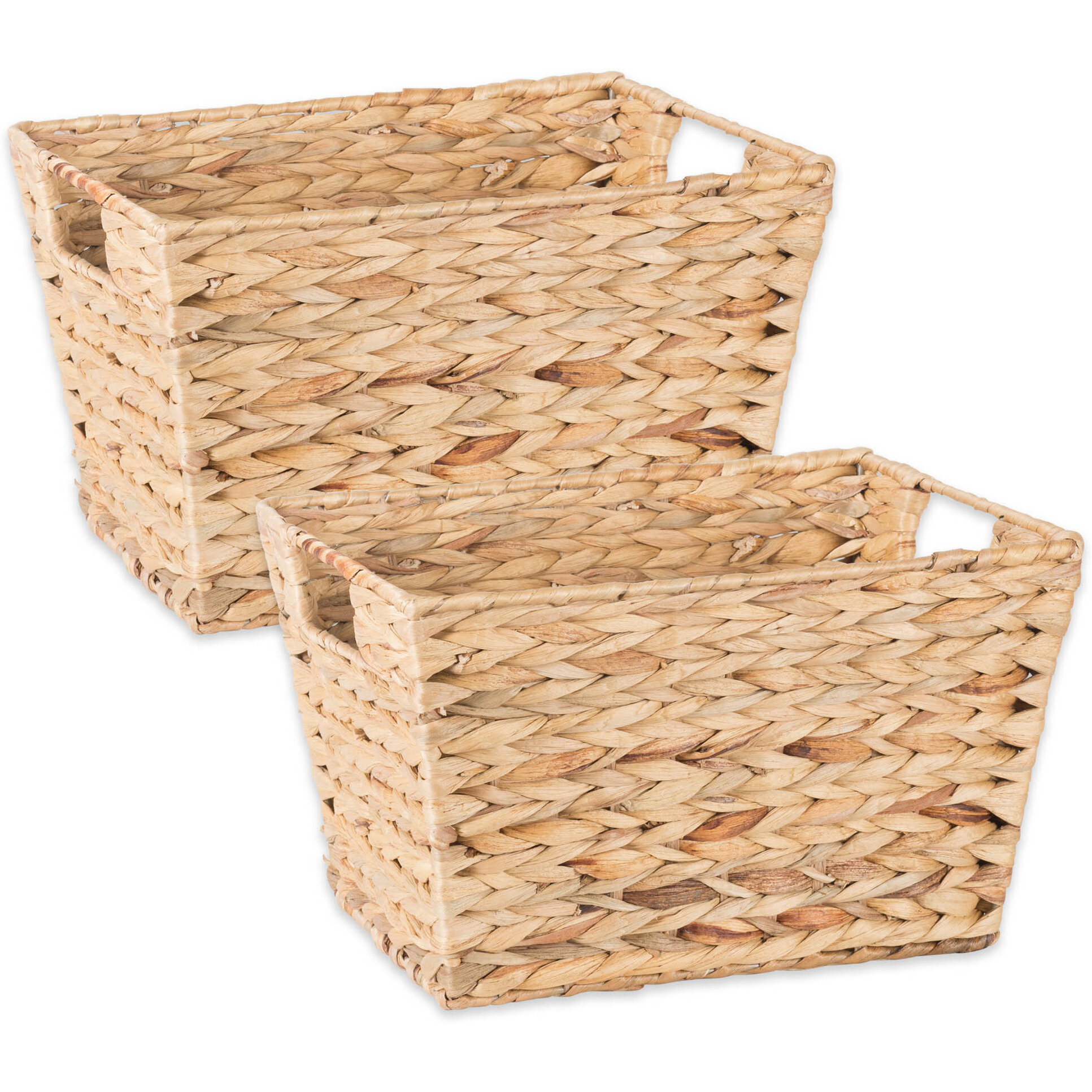 DII Medium Water Hyacinth Basket (Set of 2)