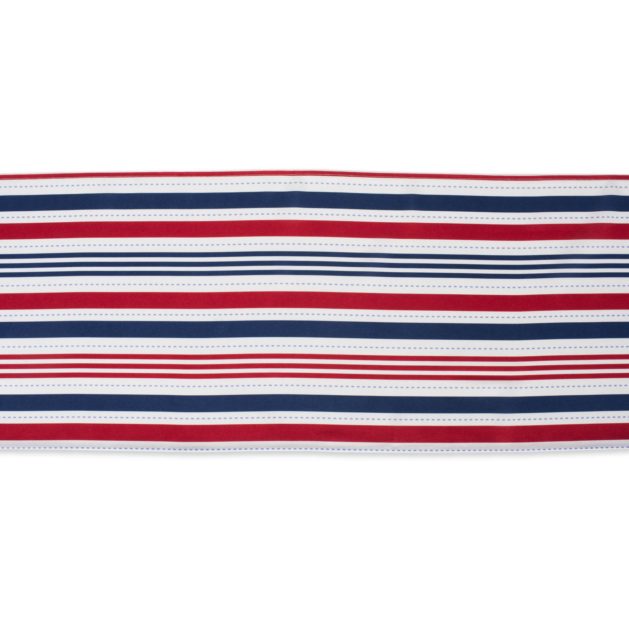 DII Patriotic Stripe Outdoor Table Runner