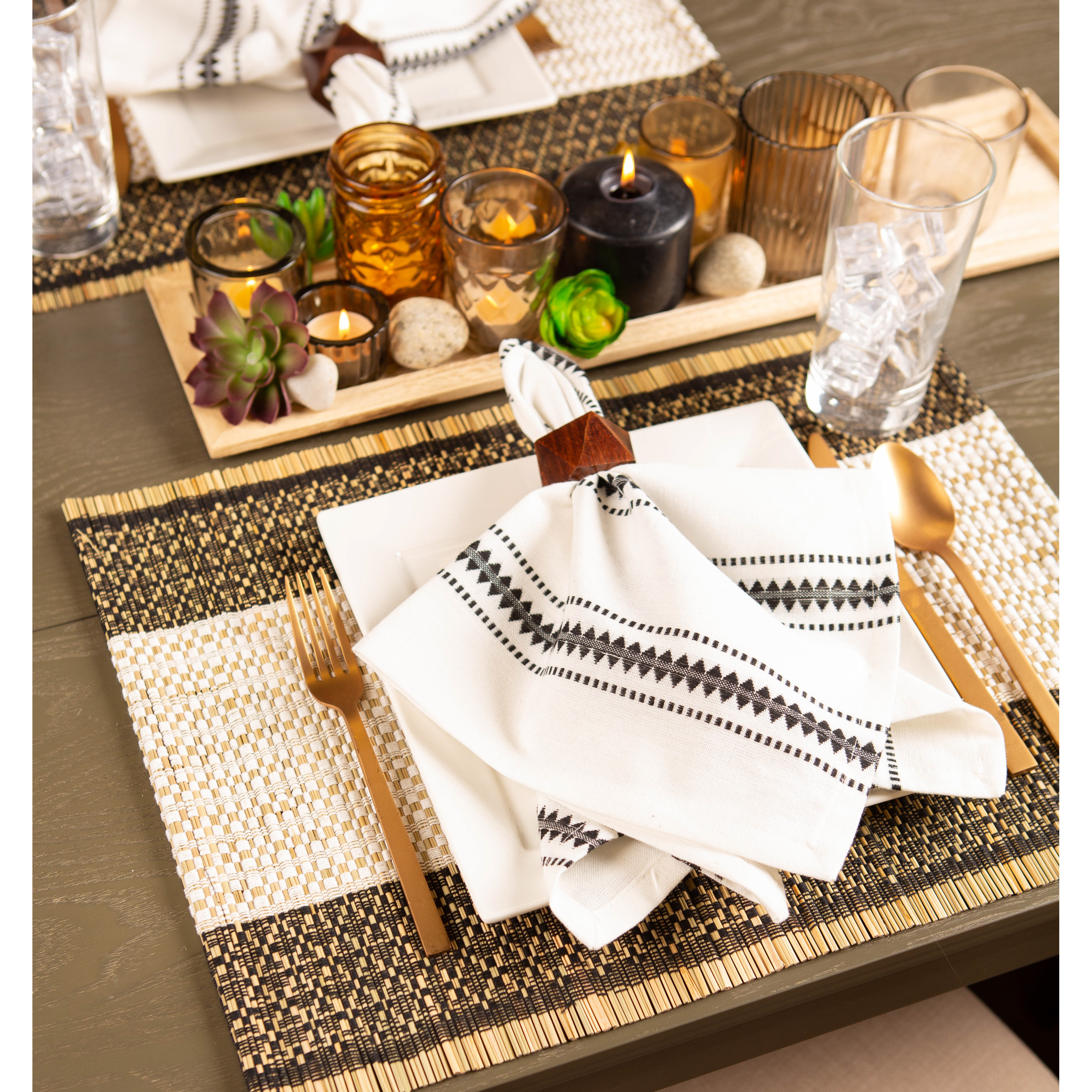 DII Urban Oasis Reed Placemat (Set of 6)