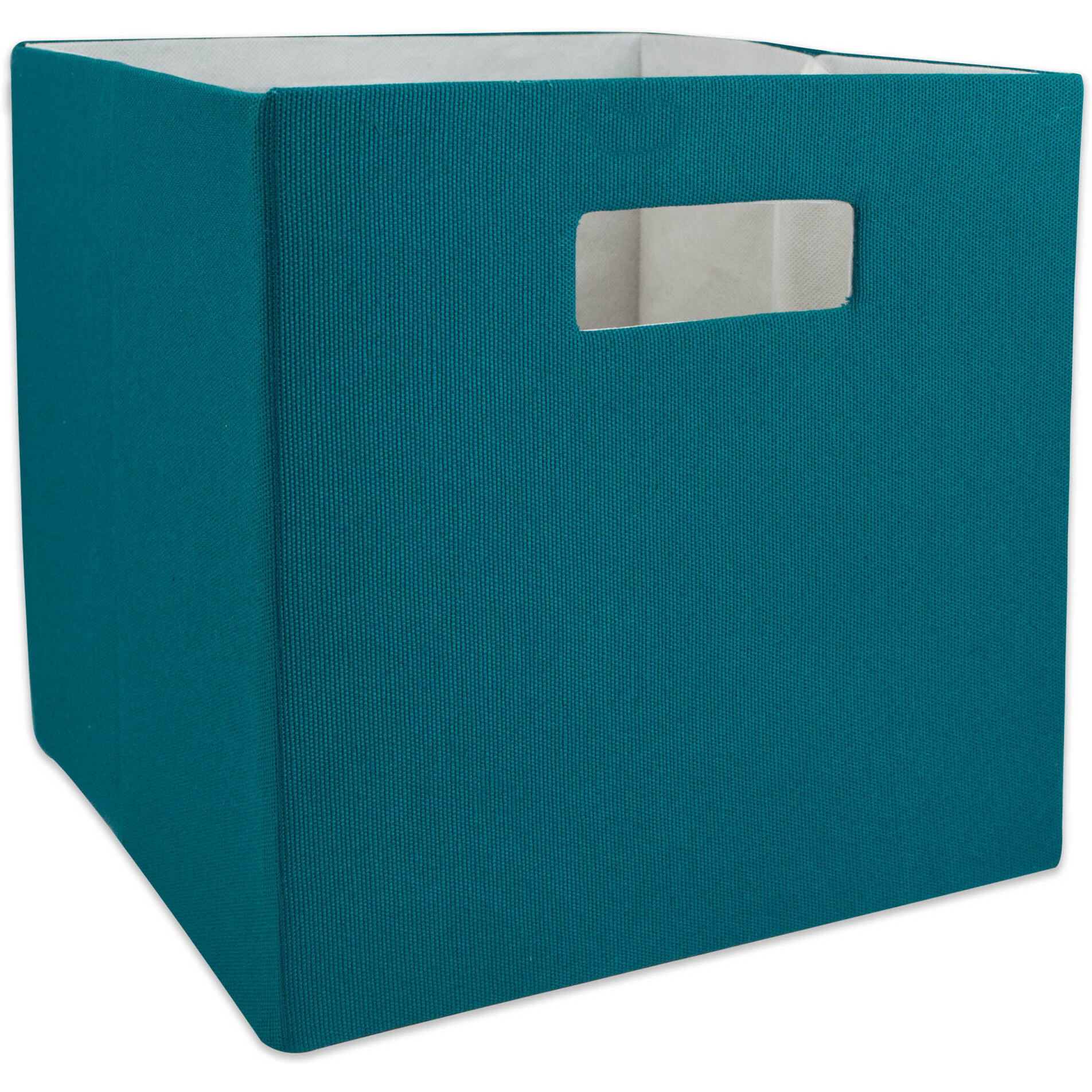 DII Polyester Cube Solid Teal Square