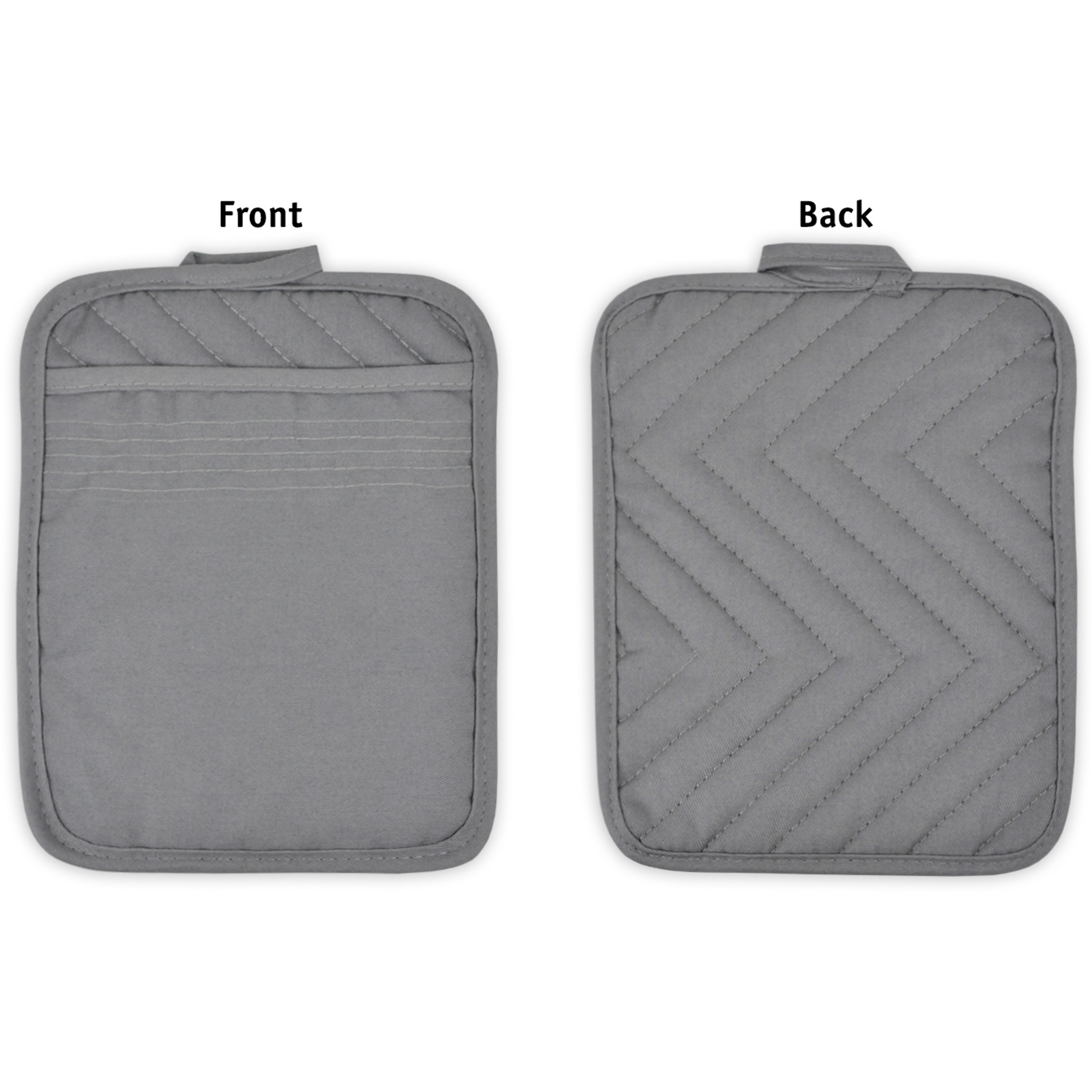 DII Eggplant Quilted Potholder (Set of 3)