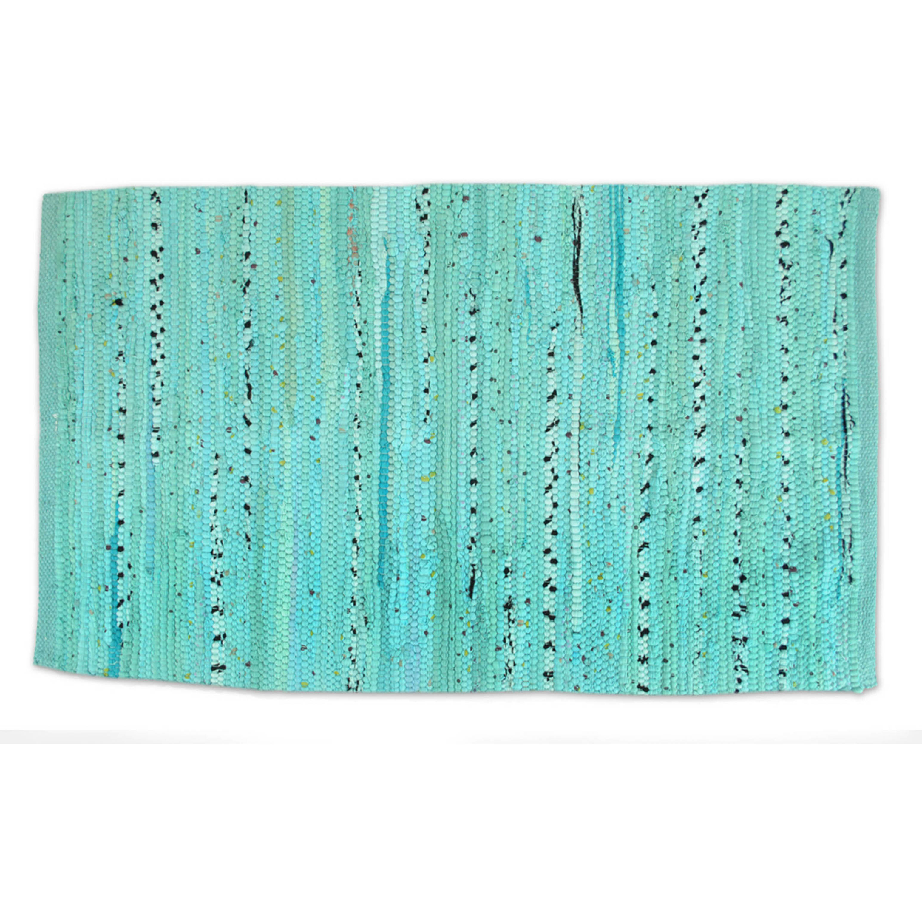 DII Rag Rug Multi Aqua