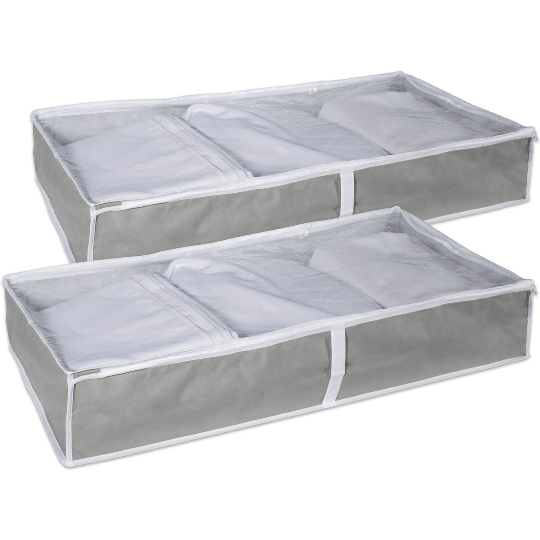 DII Gray Soft Storage  (Set of 2)