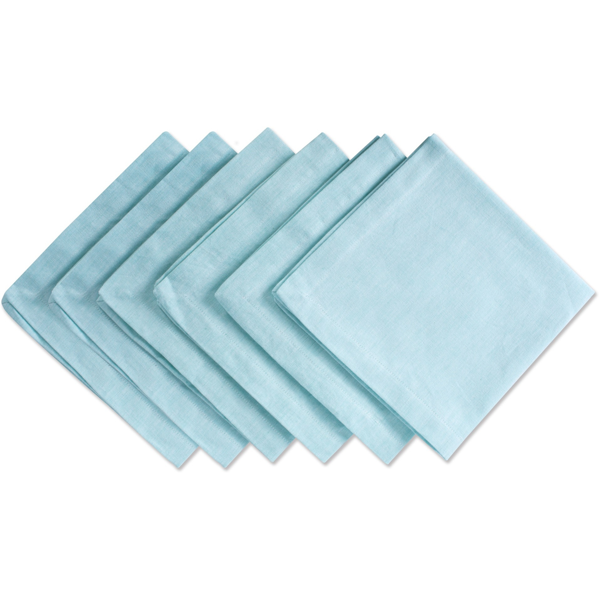 DII Aqua Solid Chambray Napkin (Set of 6)