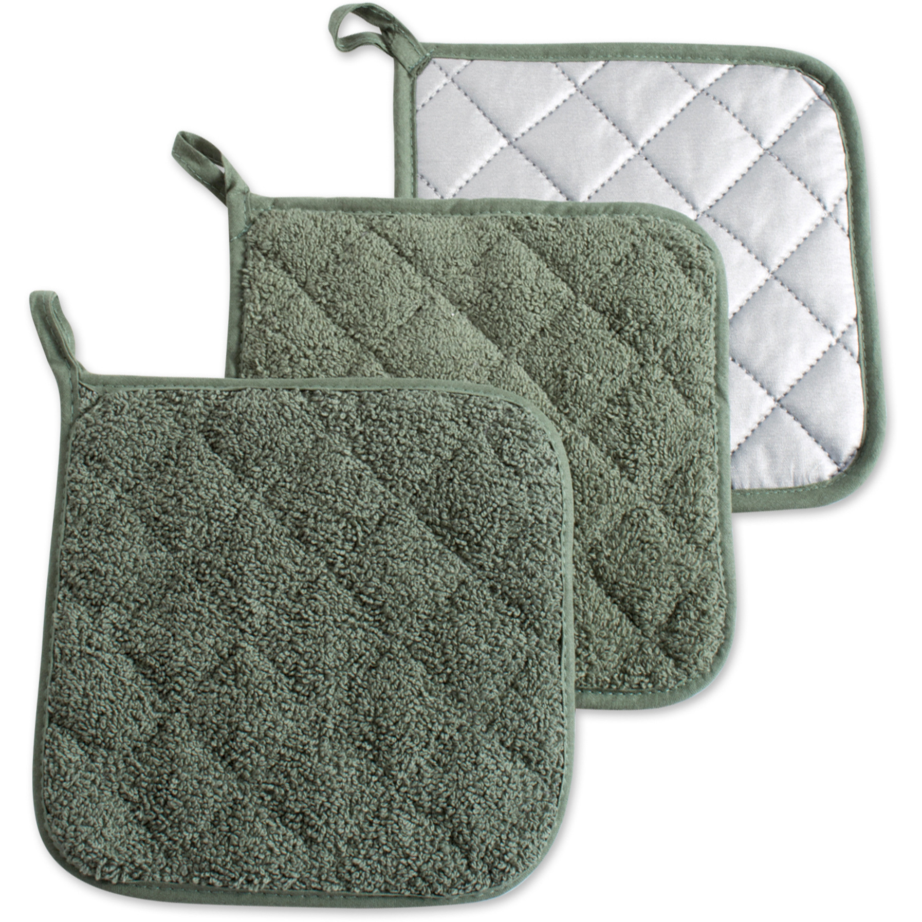 DII Artichoke Terry Potholder (Set of 3)