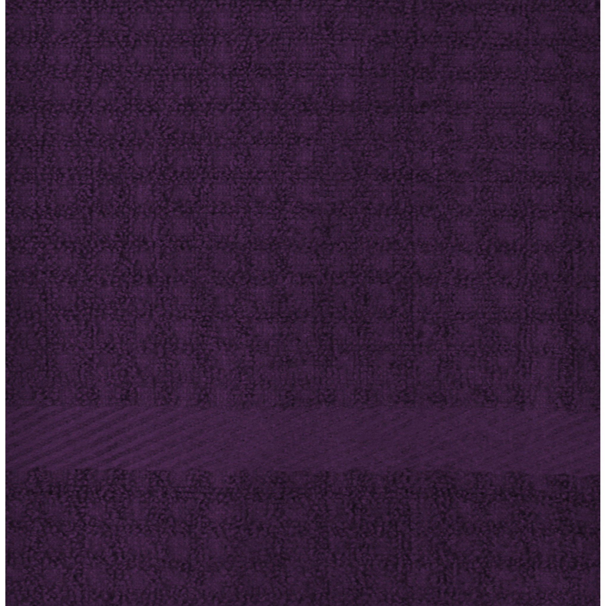 DII Dishtowel Set, Waffle Terry Collection, 15x26-inches, Eggplant