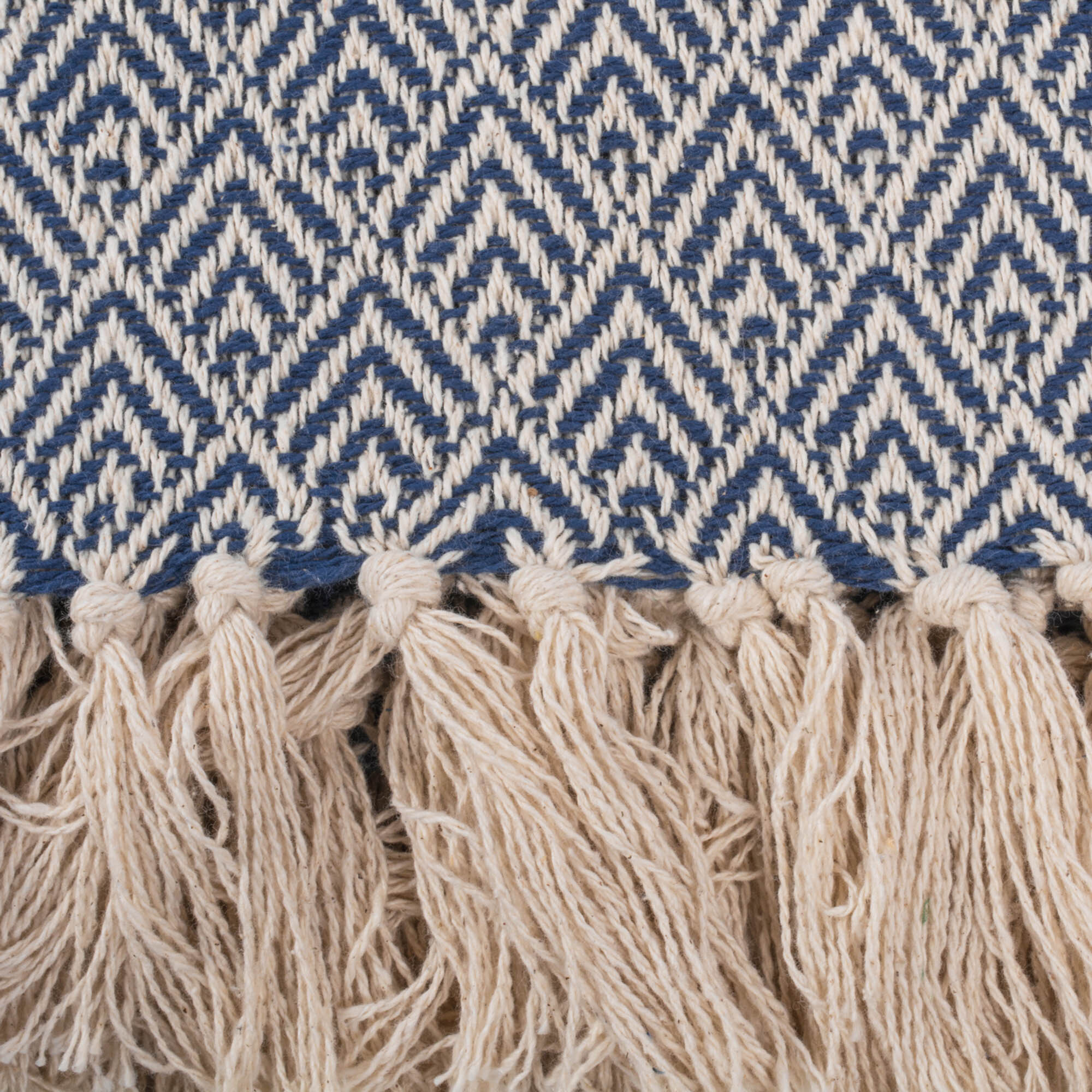 DII Nautical Blue Diamond Throw