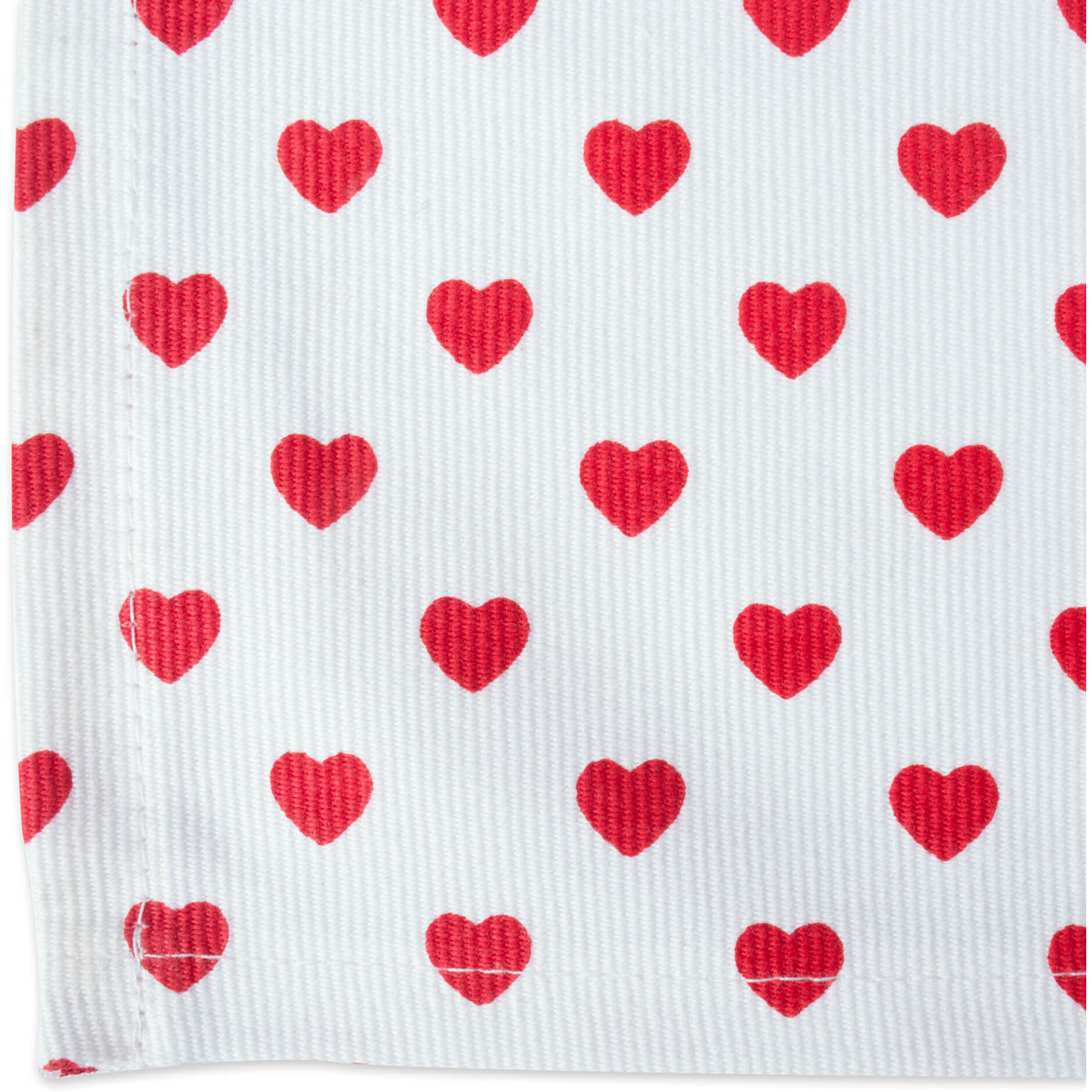 DII Lil Hearts Ribbed Placemats (Set of 6)