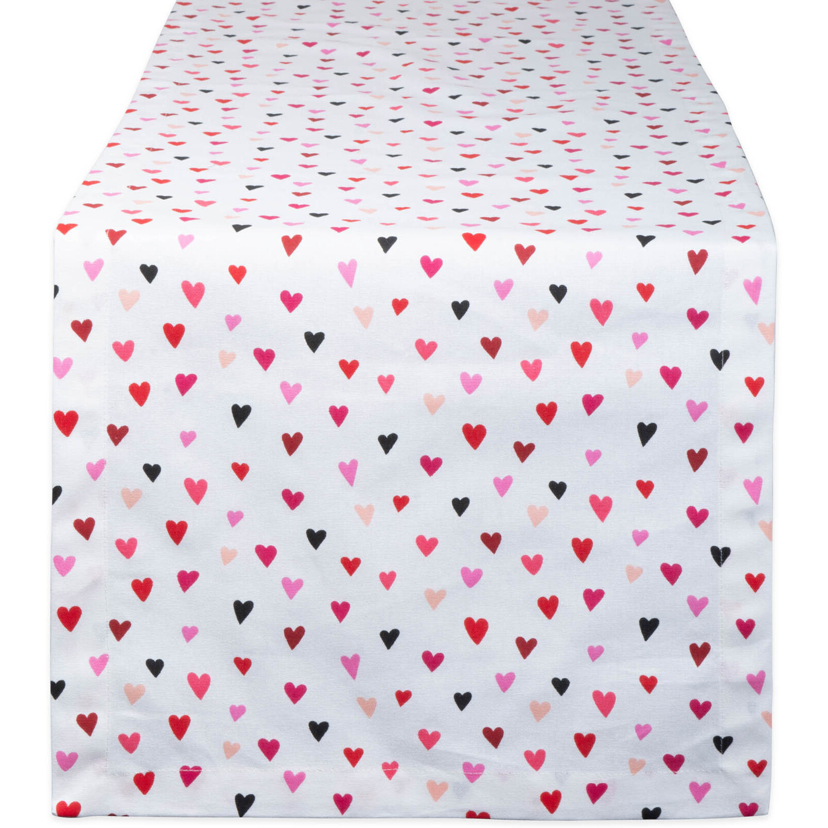 DII Confetti Hearts Print Table Runner