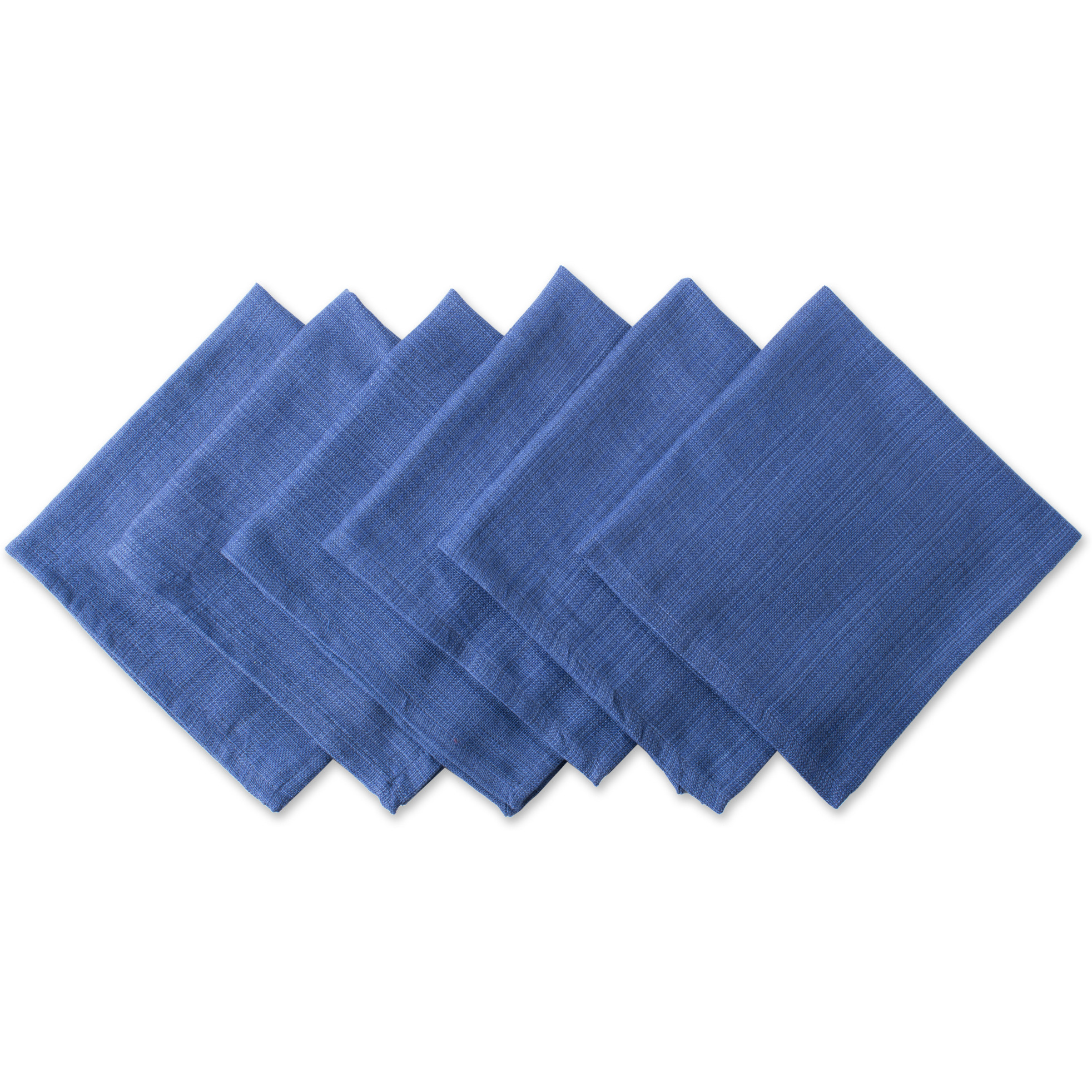 DII Variegated Nautical Blue Napkin (Set of 6)