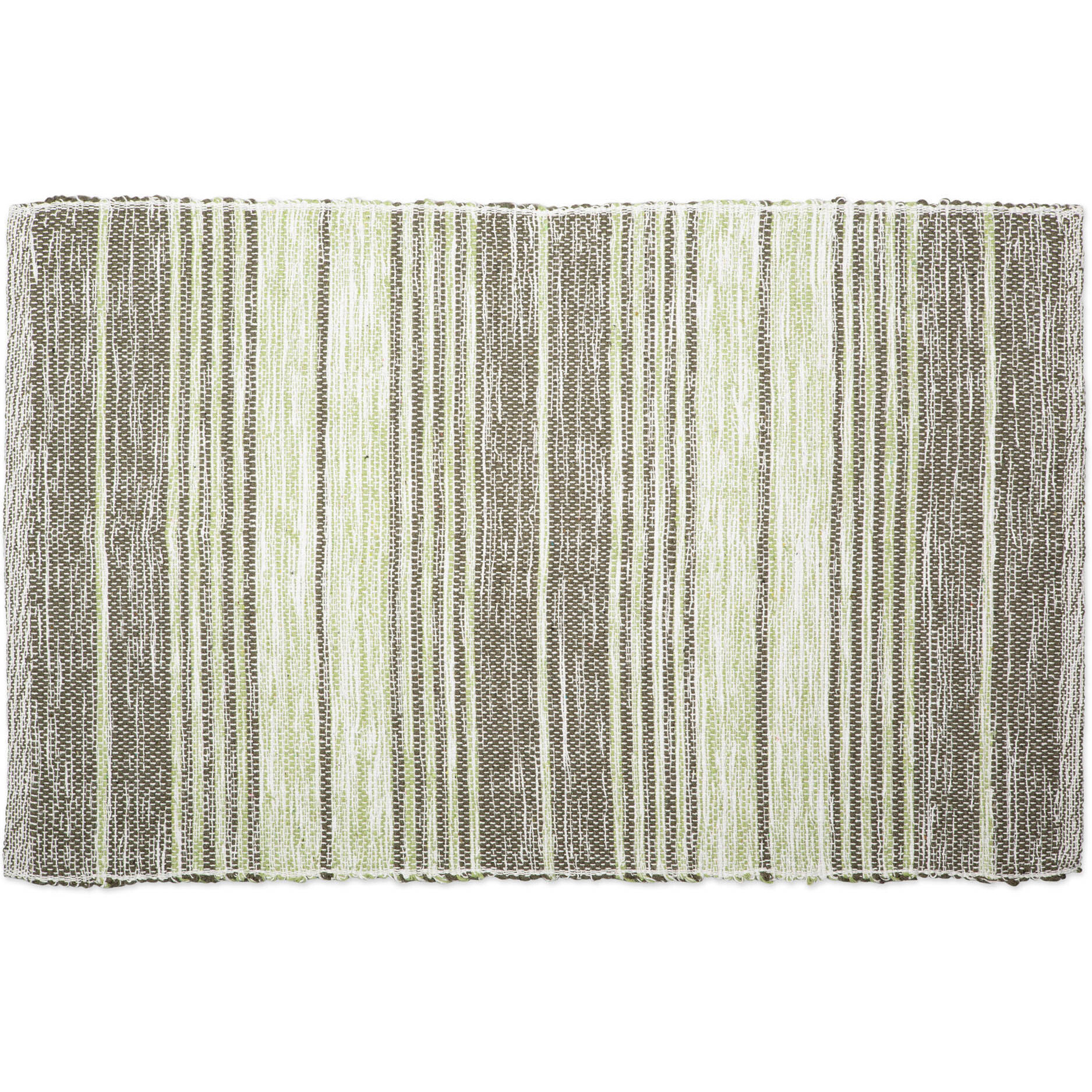 DII Variegated Artichoke Recycled Yarn Rug
