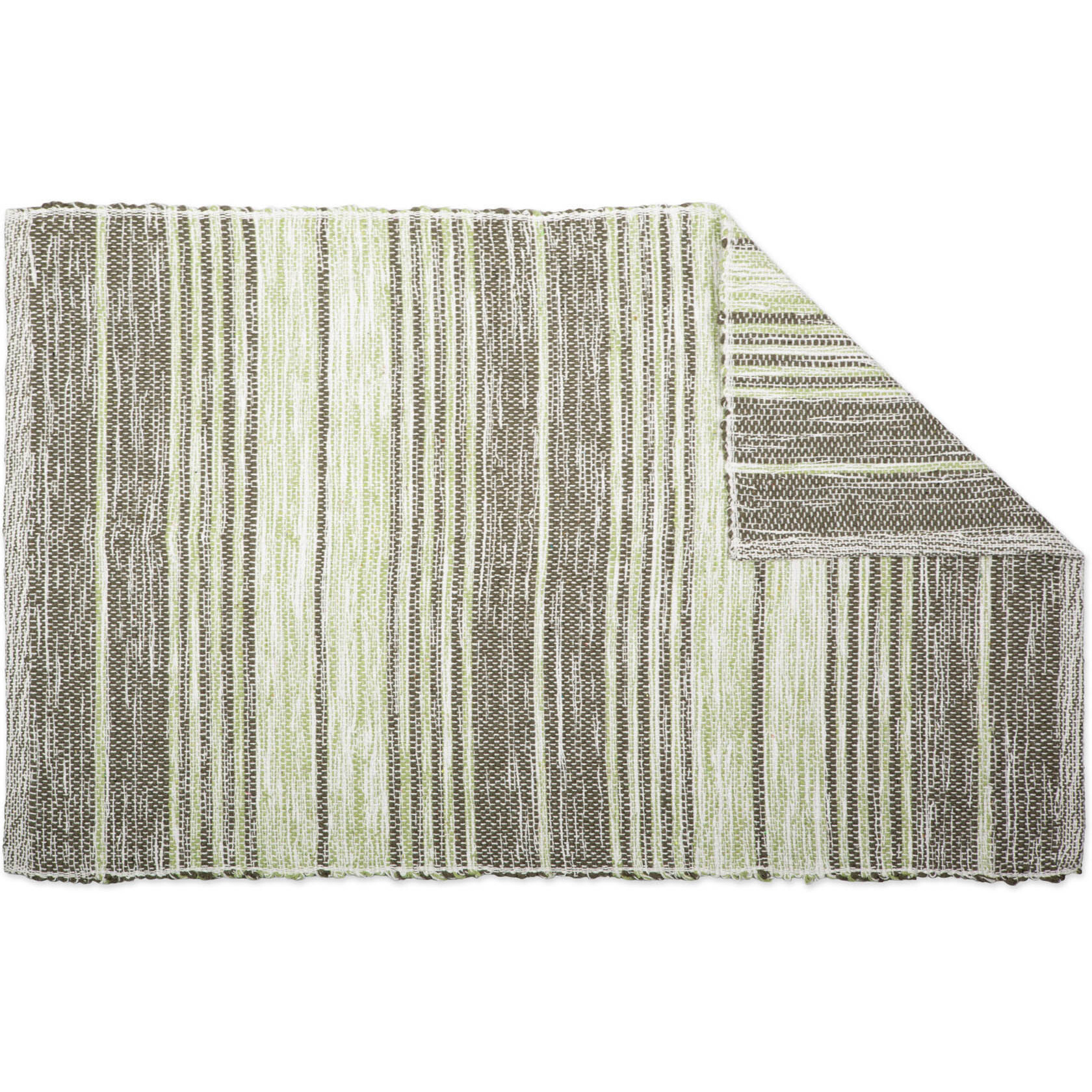 DII Variegated Artichoke Recycled Yarn Rug