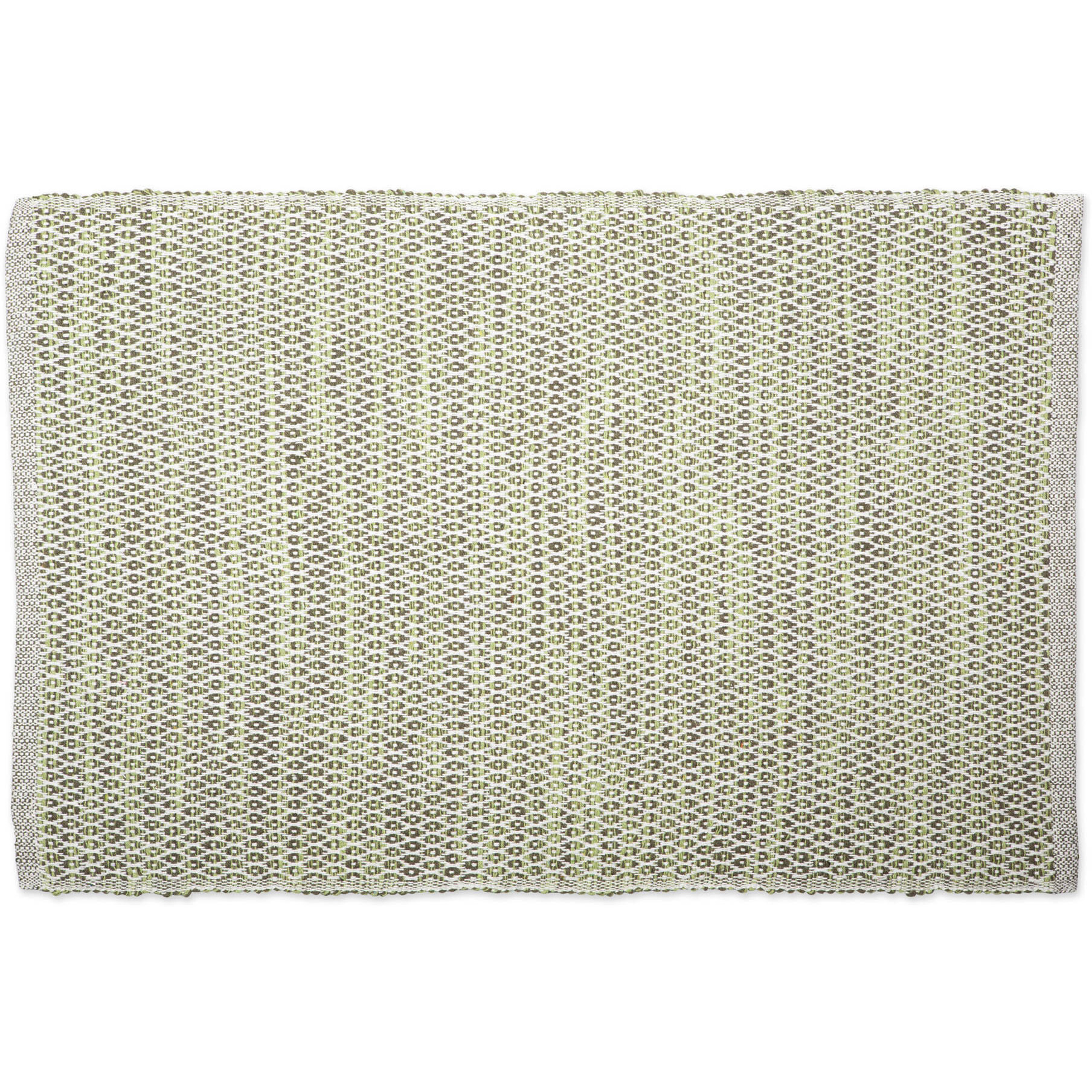 DII Artichoke Diamond Recycled Yarn Rug