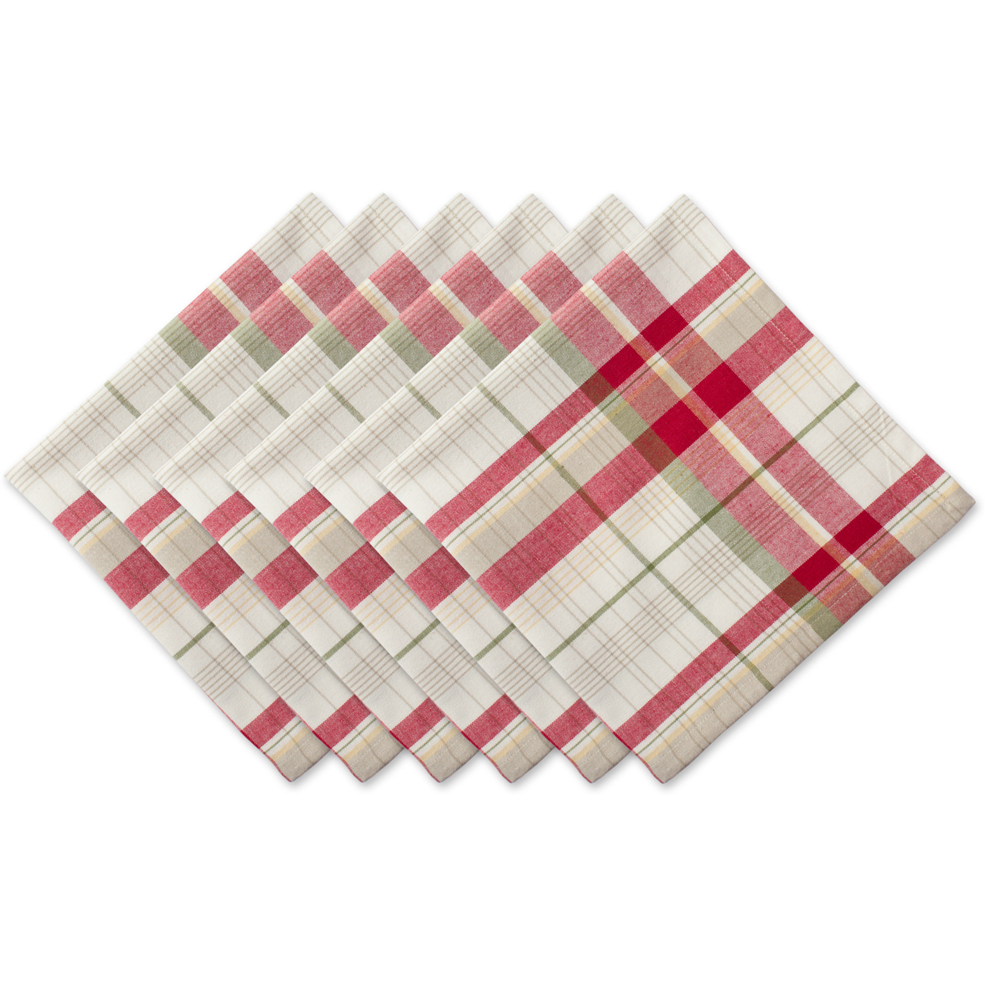 DII Orchard Plaid Napkin (Set of 6)