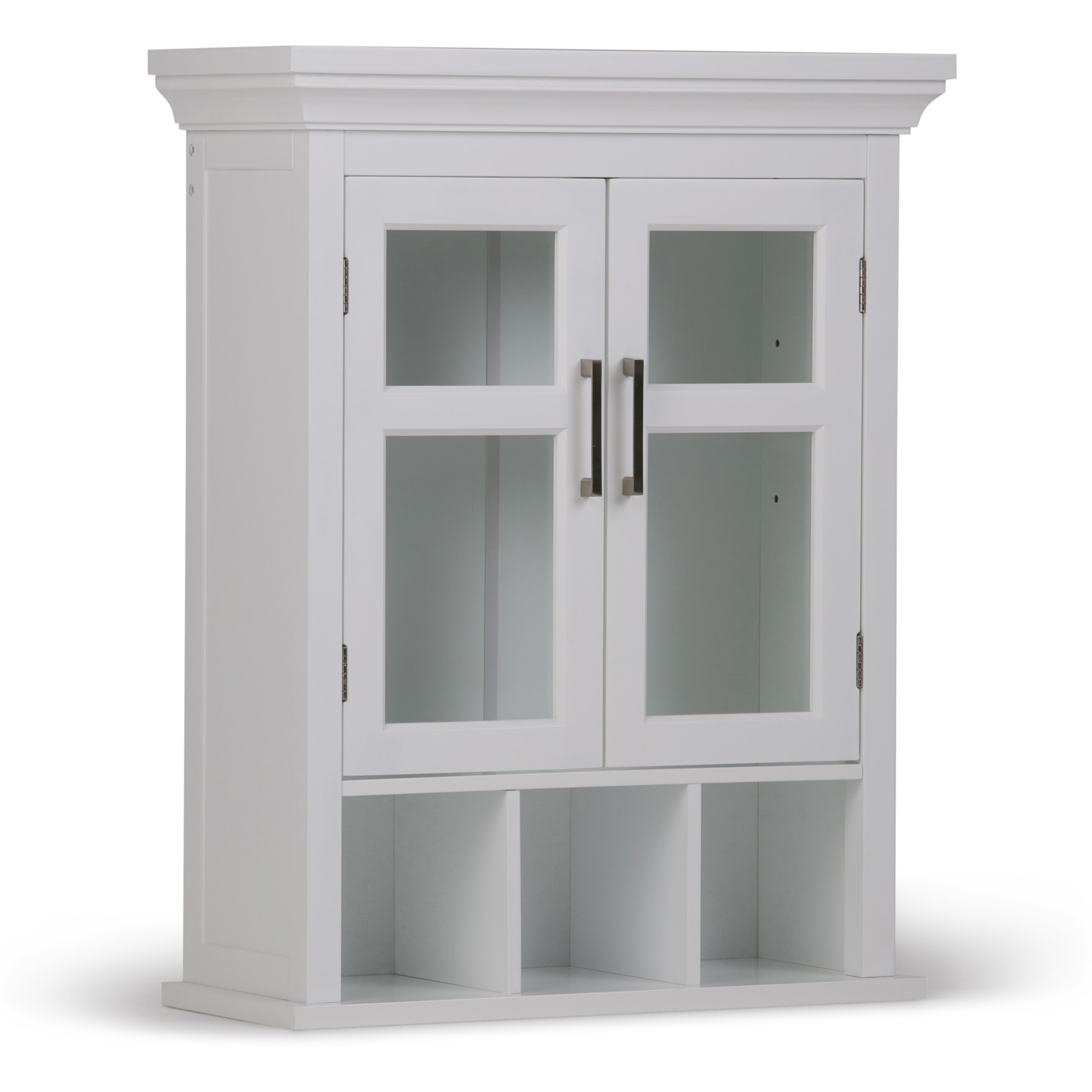 Avington Two Door Wall Cabinet with Cubbies