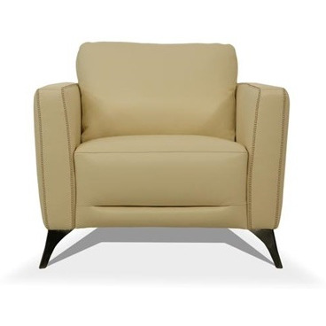 Chair - Cream Leather Italy