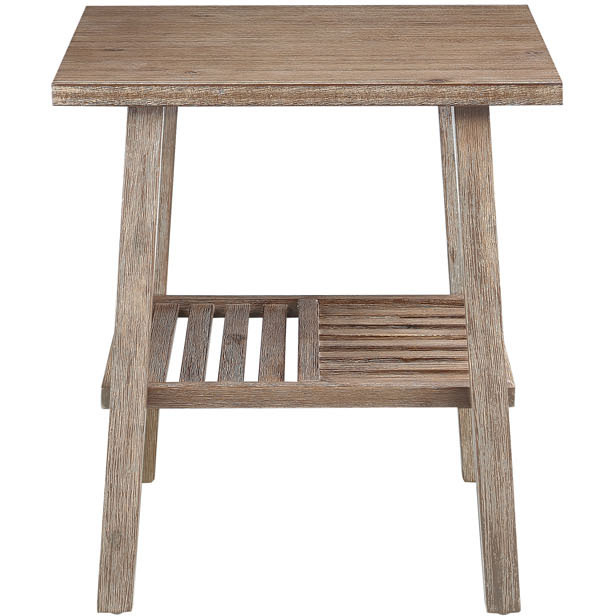 Sonoma End Table Barnwood Wire-Brush