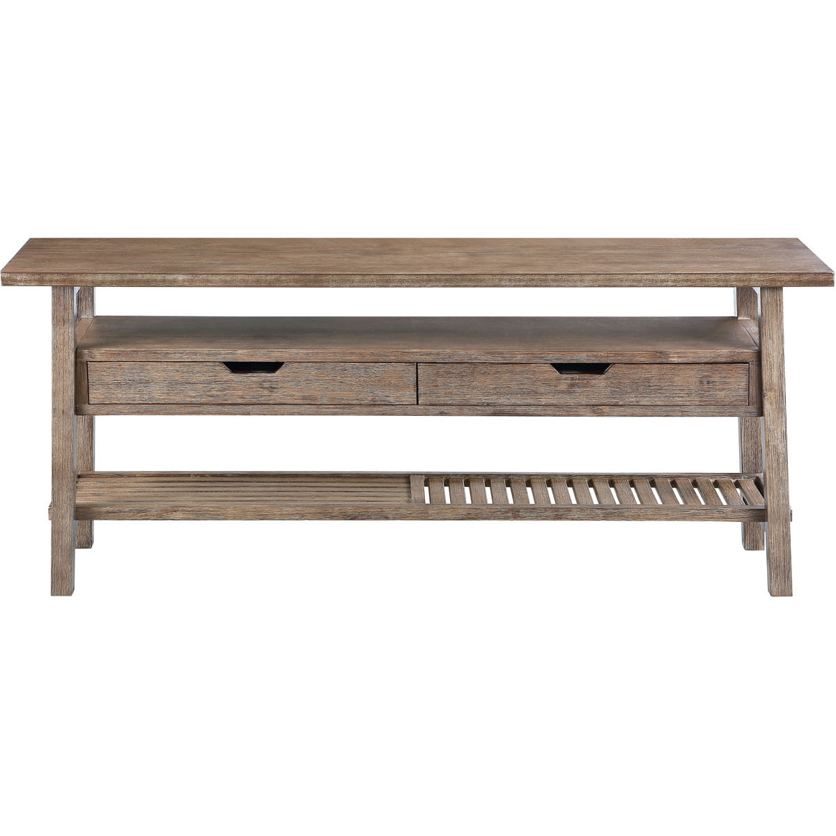 Sonoma TV Stand Barnwood Wire-Brush