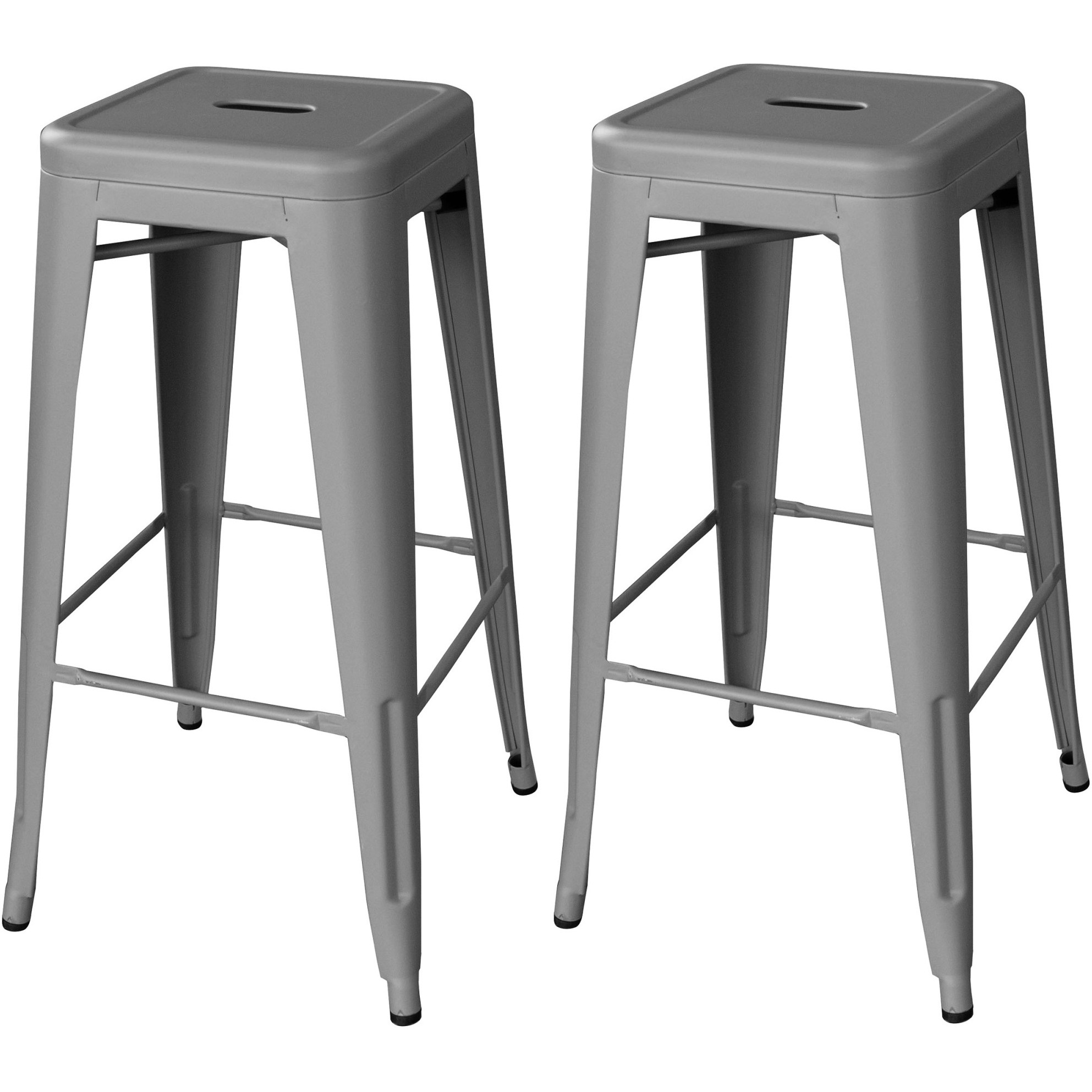AmeriHome Indoor/Outdoor 30 inch Metal Bar Stool Set - 2 Piece