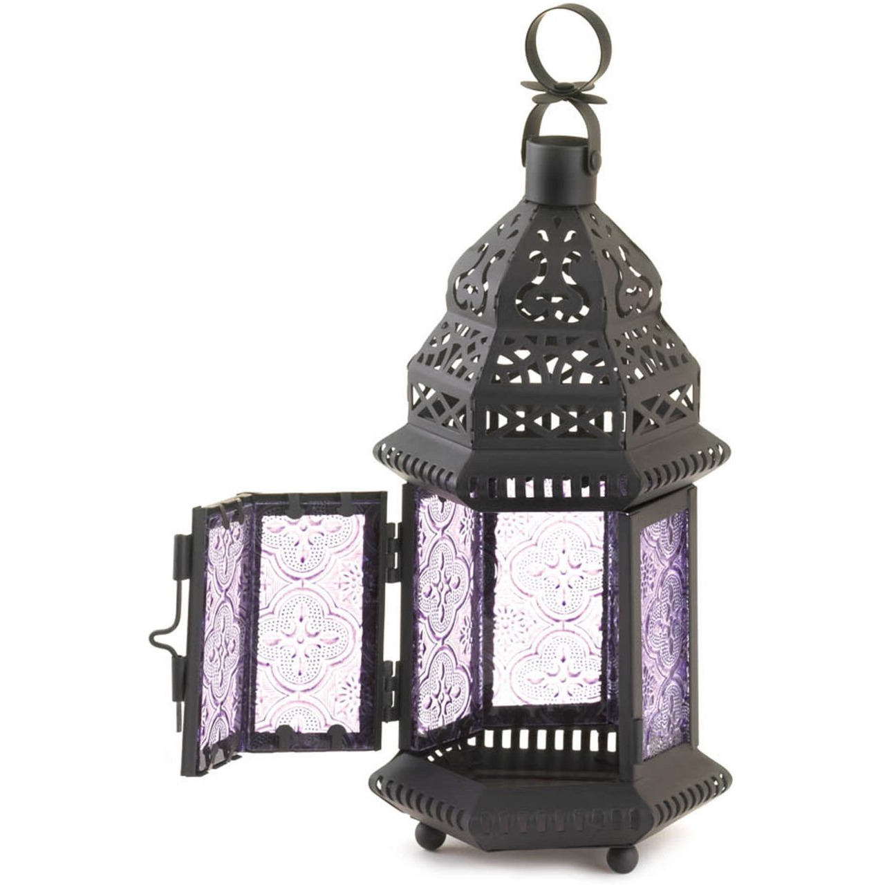 PURPLE MOROCCAN STYLE LANTERN