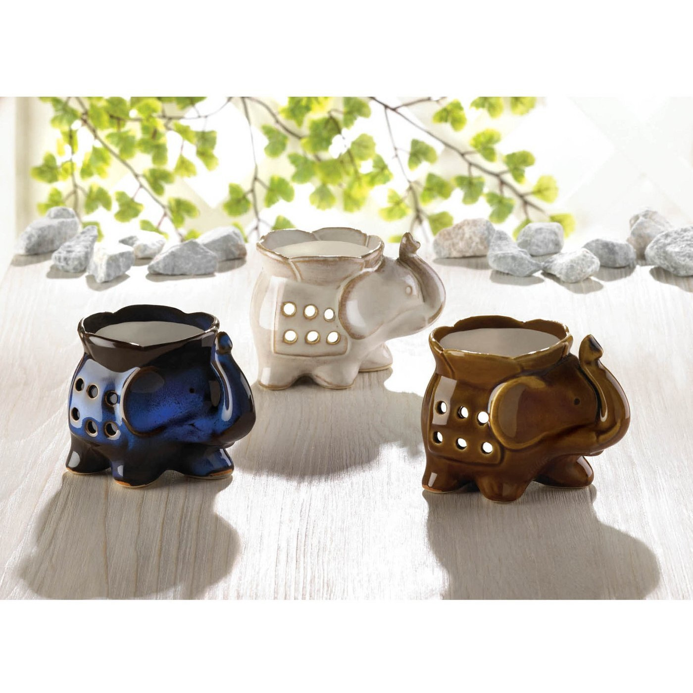 ELEPHANT OIL WARMER TRIO